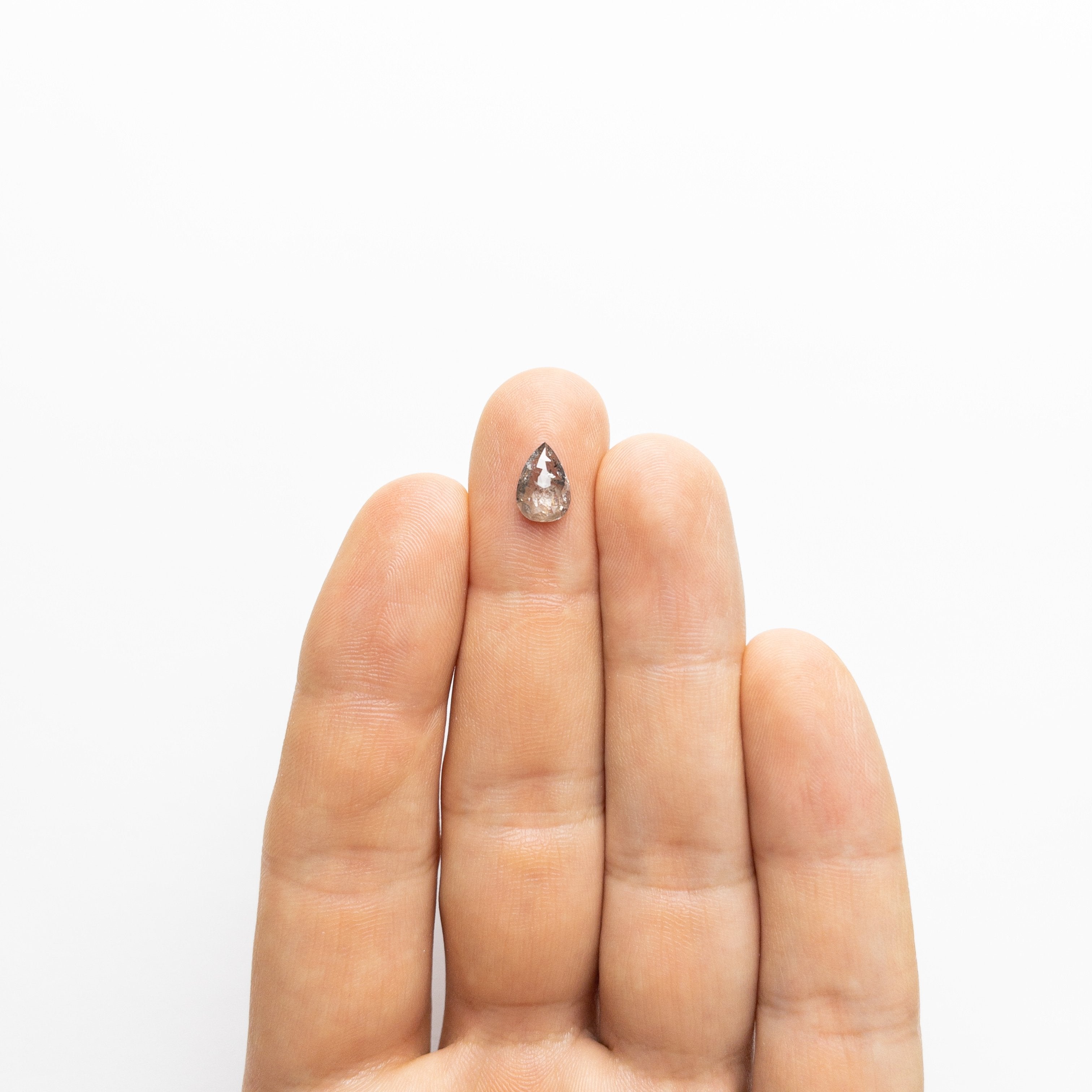 1.37ct 9.41x6.44x2.84mm Pear Rosecut 18405-01