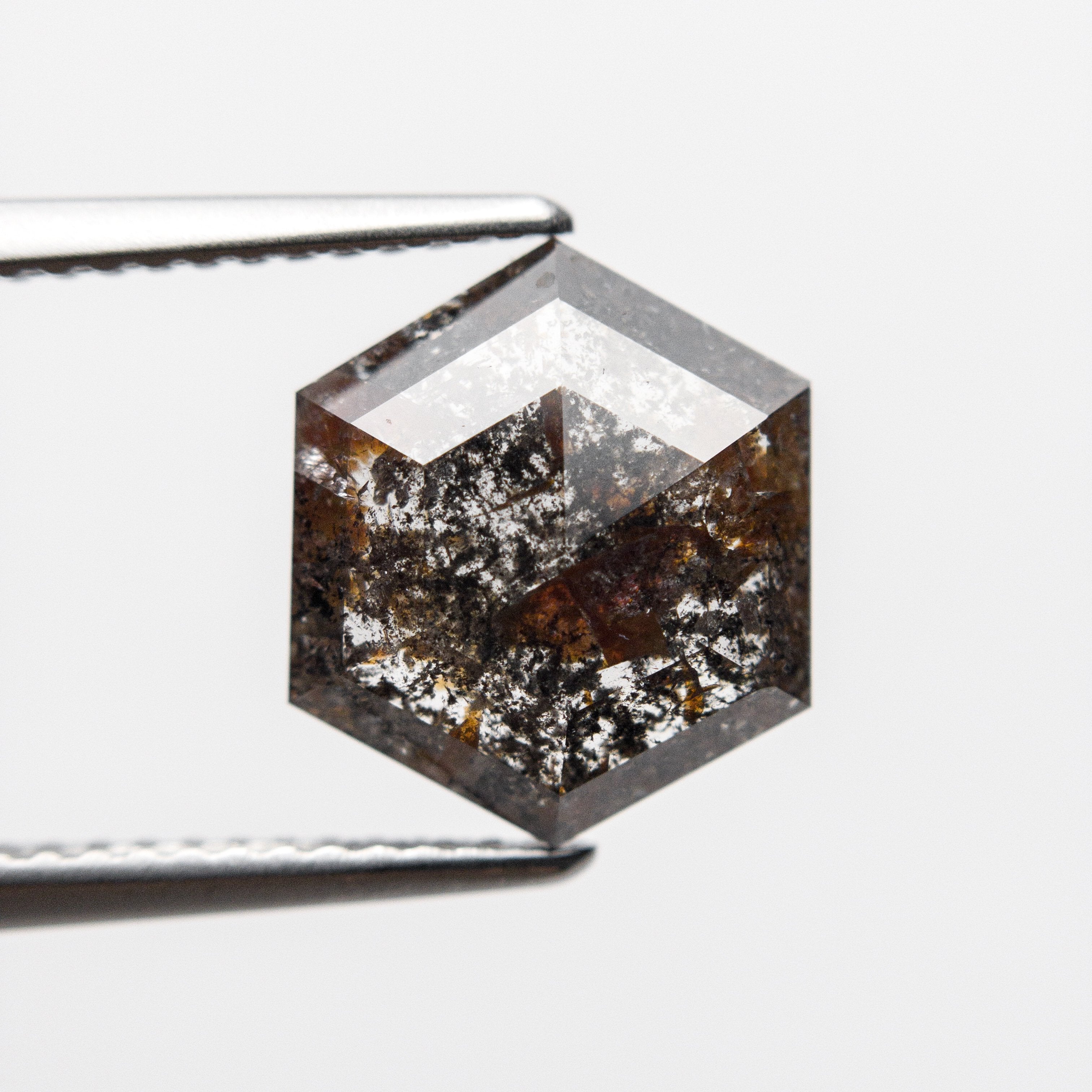 4.02ct 11.39x9.97x4.18mm Hexagon Rosecut 18407-02