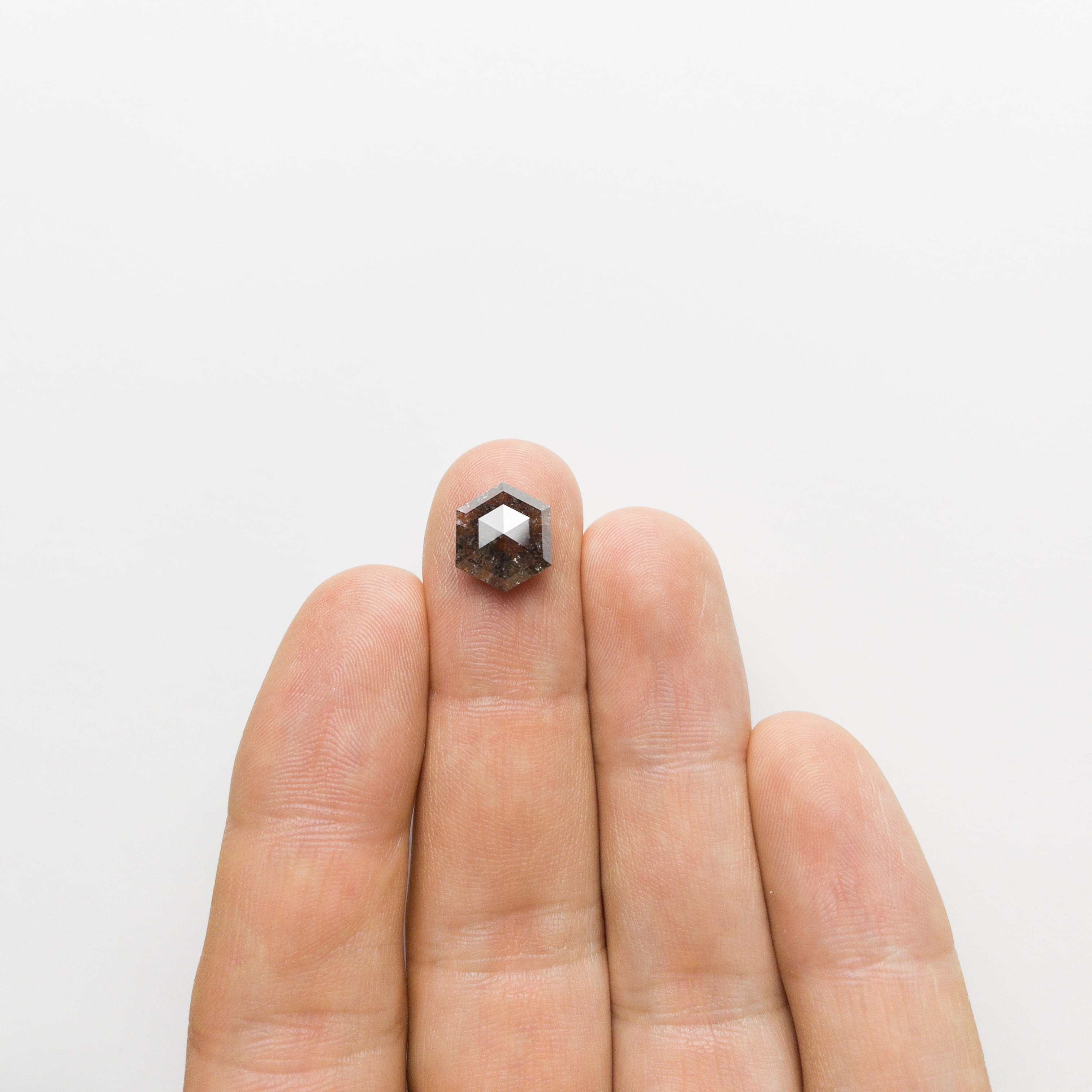 4.02ct 11.39x9.97x4.18mm Hexagon Rosecut 18407-02