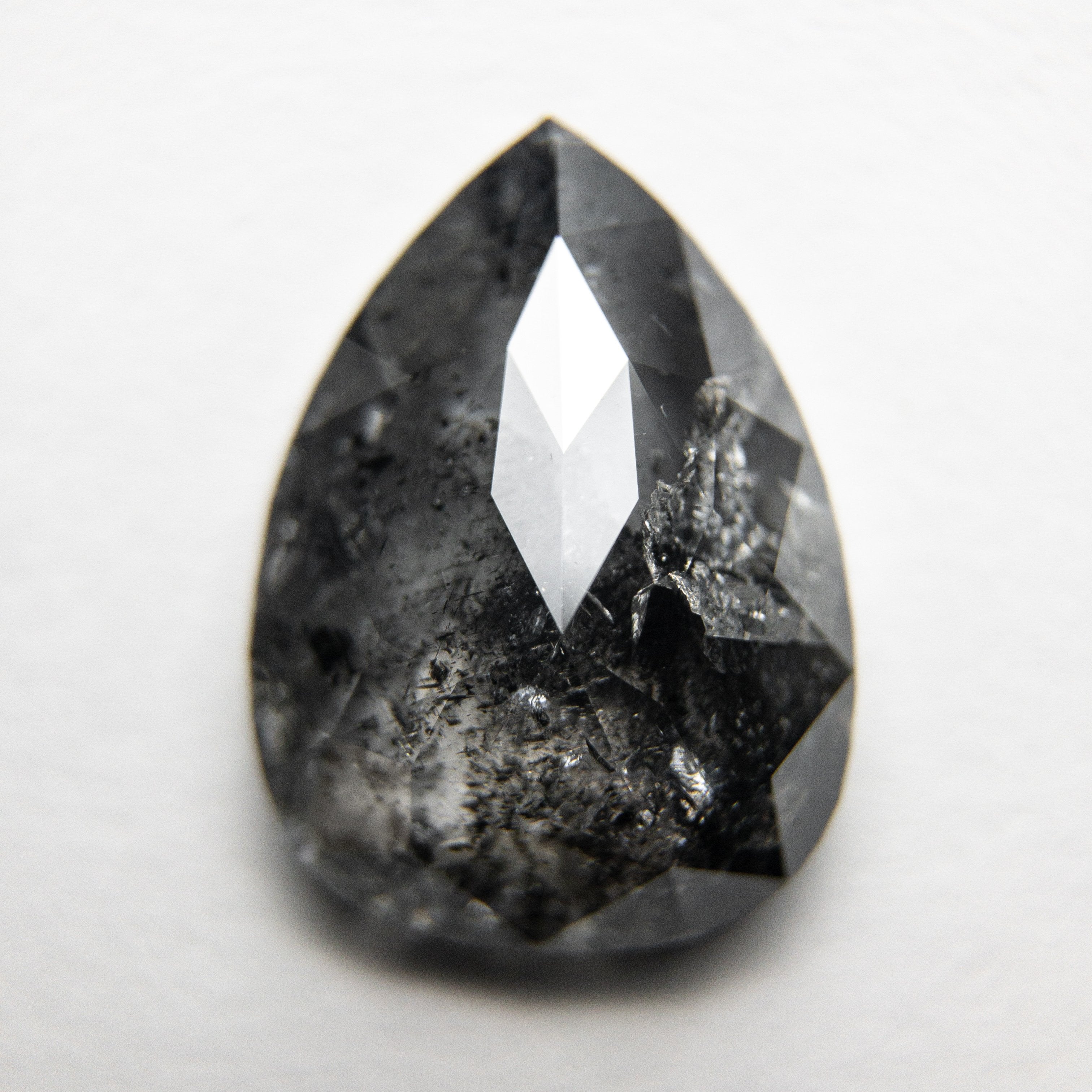 3.39ct 12.50x9.23x3.75mm Pear Rosecut 18424-01 HOLD D1581
