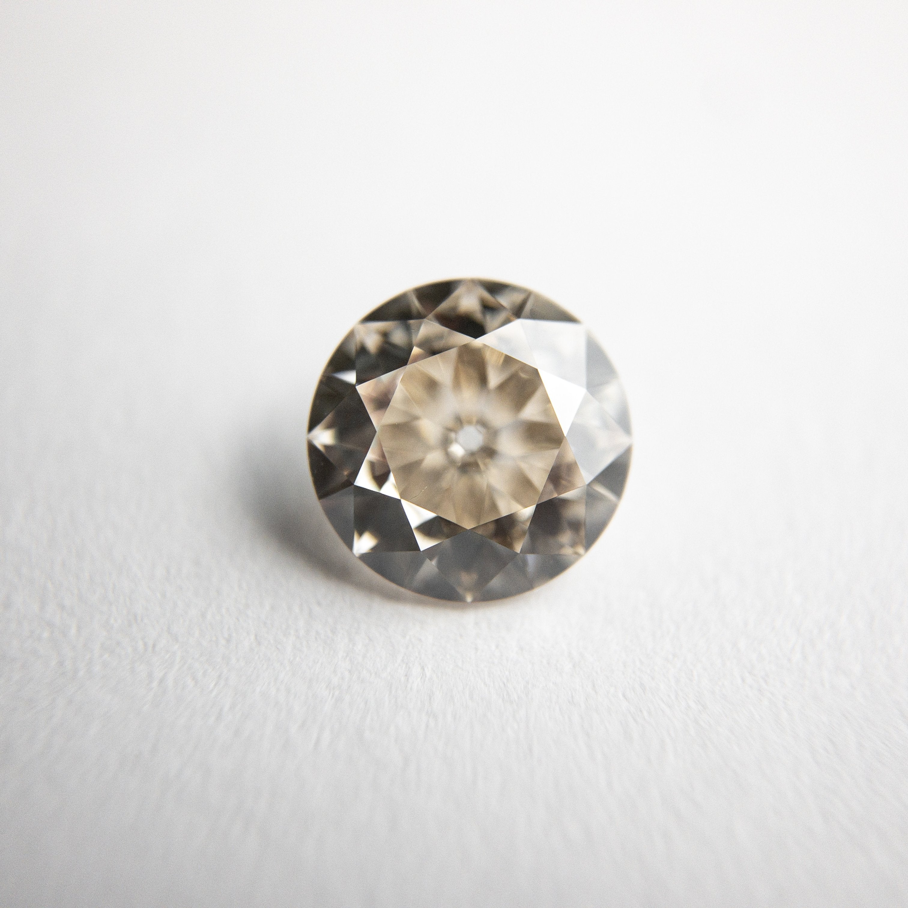 1.01ct 6.72x6.70x3.22mm VS2 Champagne Modern Old European Cut 18432-05 🇷🇺 HOLD D1726