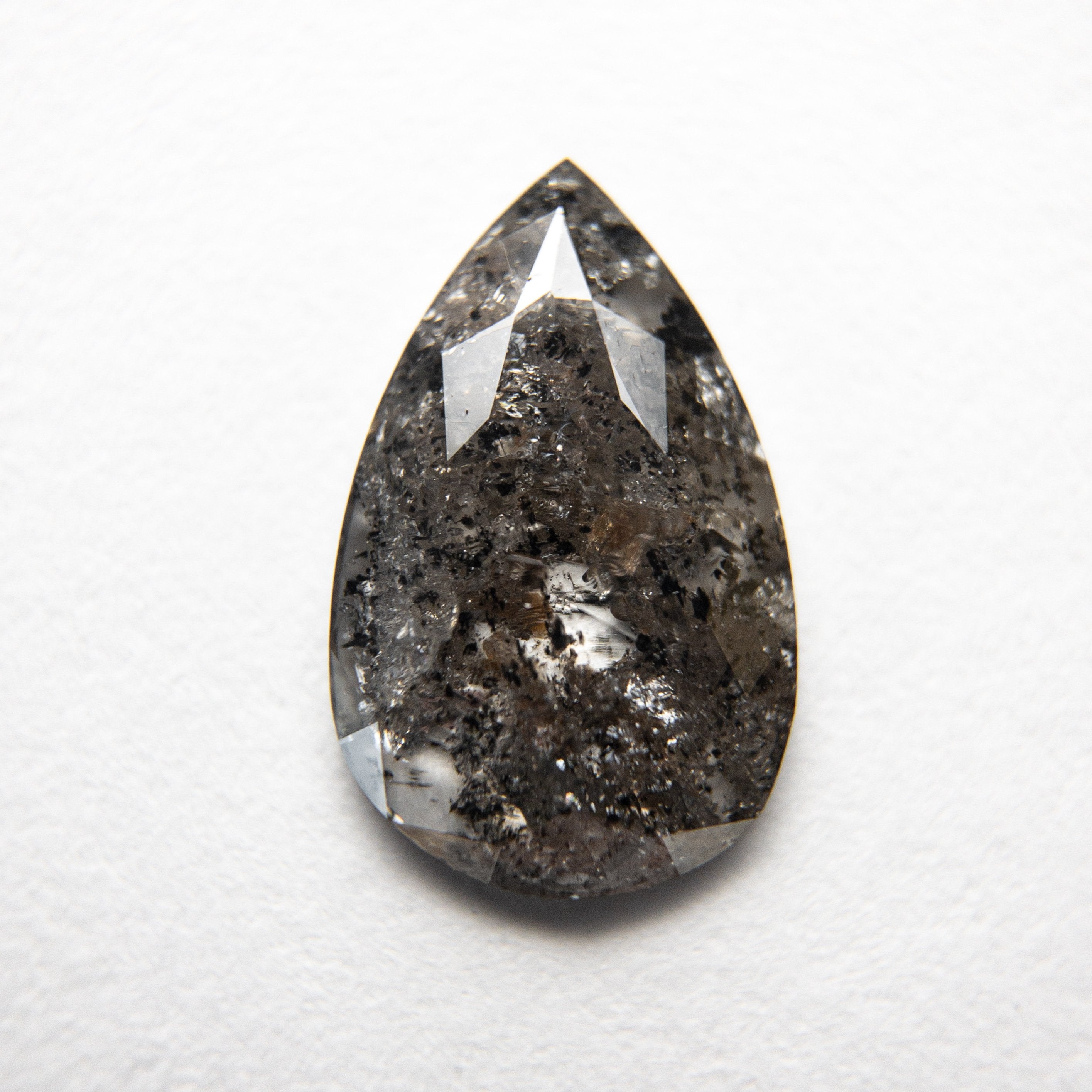 1.24ct 10.90x6.99x1.83mm Pear Rosecut 18457-01 hold D1563