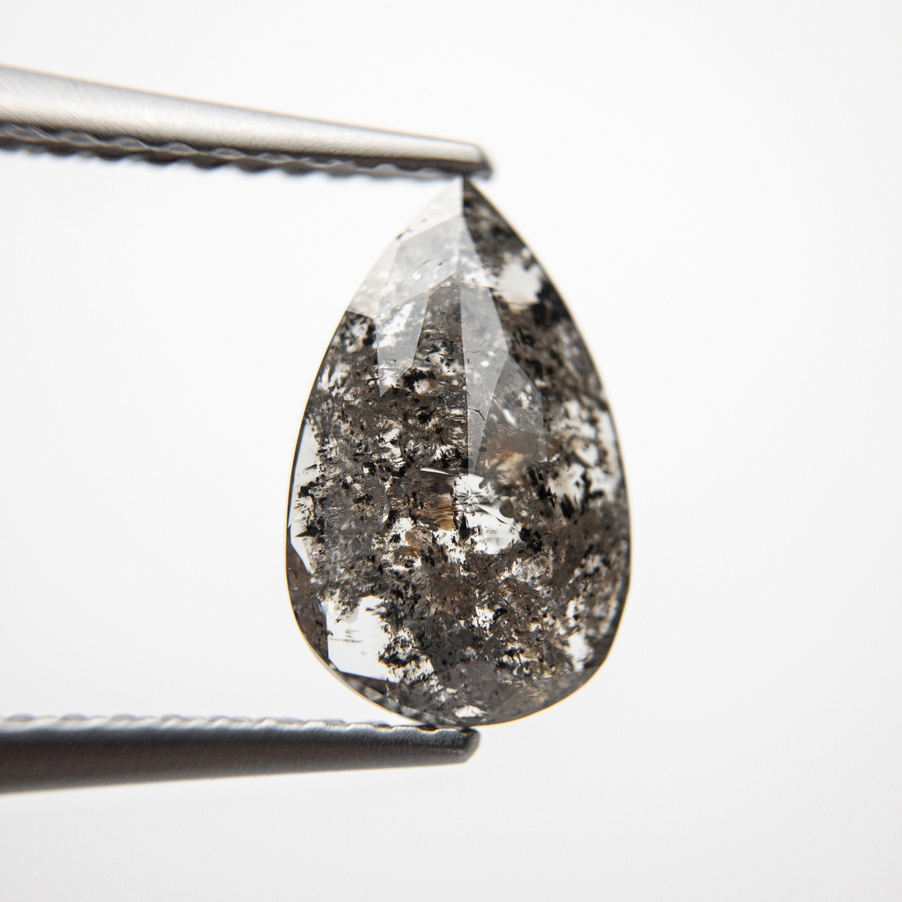 1.24ct 10.90x6.99x1.83mm Pear Rosecut 18457-01 hold D1563