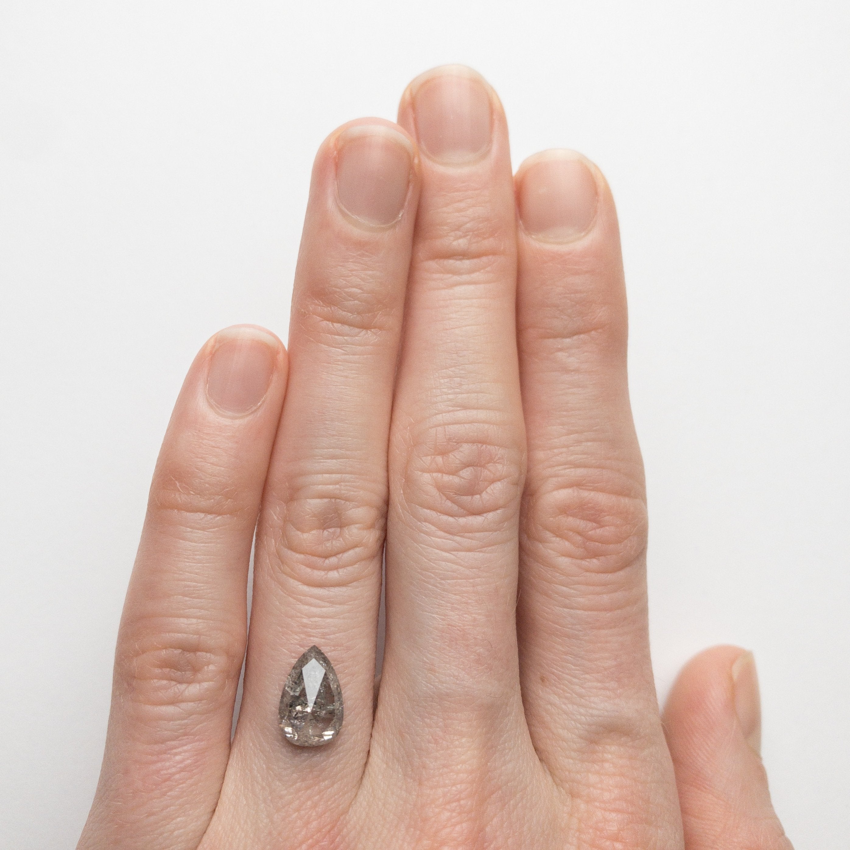 2.22ct 10.00x6.60x4.00mm Pear Rosecut 18457-04 HOLD D1694 1/6/20