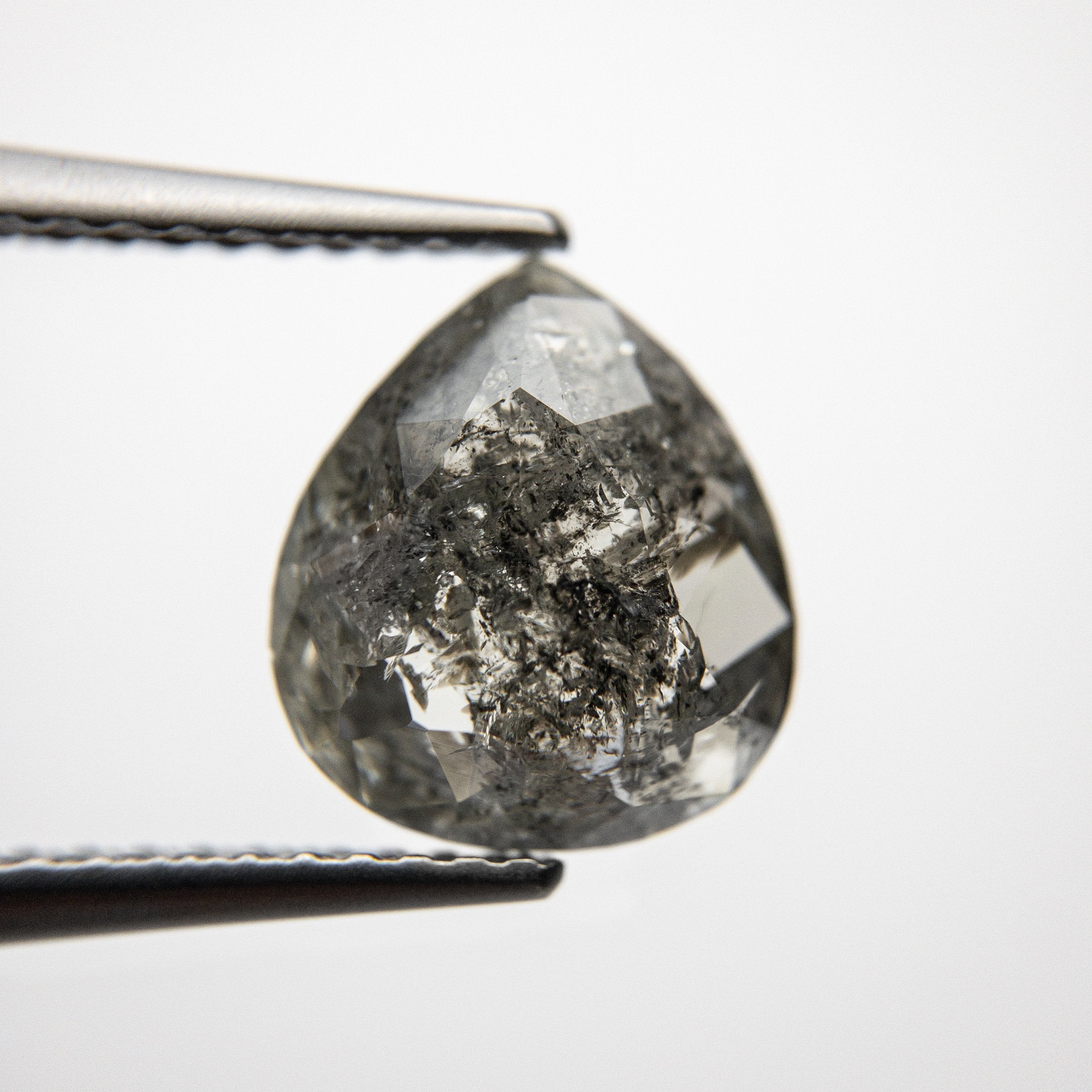 1.97ct 10.03x8.82x2.81mm Pear Rosecut 18457-05 hold D1758