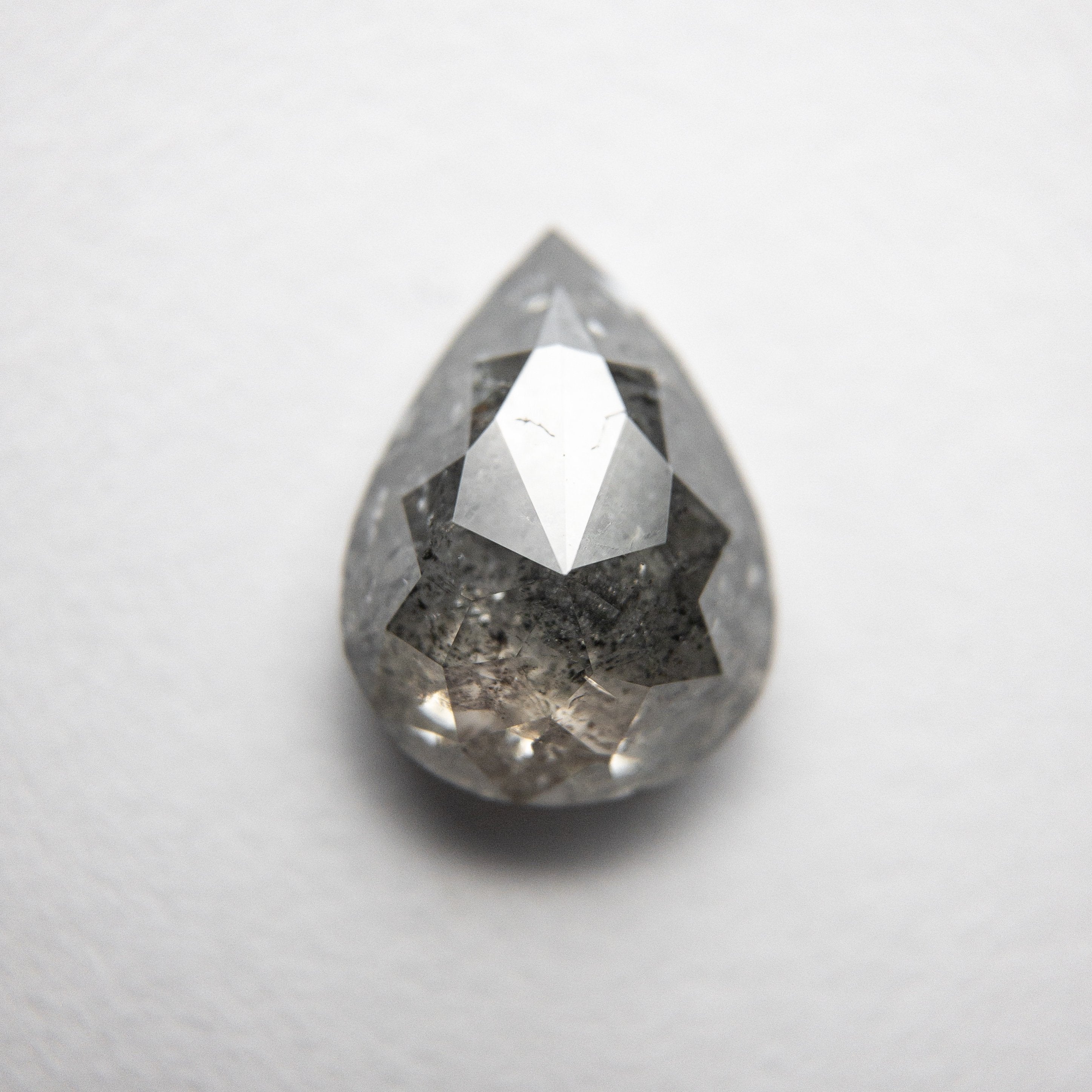 2.01ct 9.65x7.30x3.75mm Pear Rosecut 18457-06 hold D1692