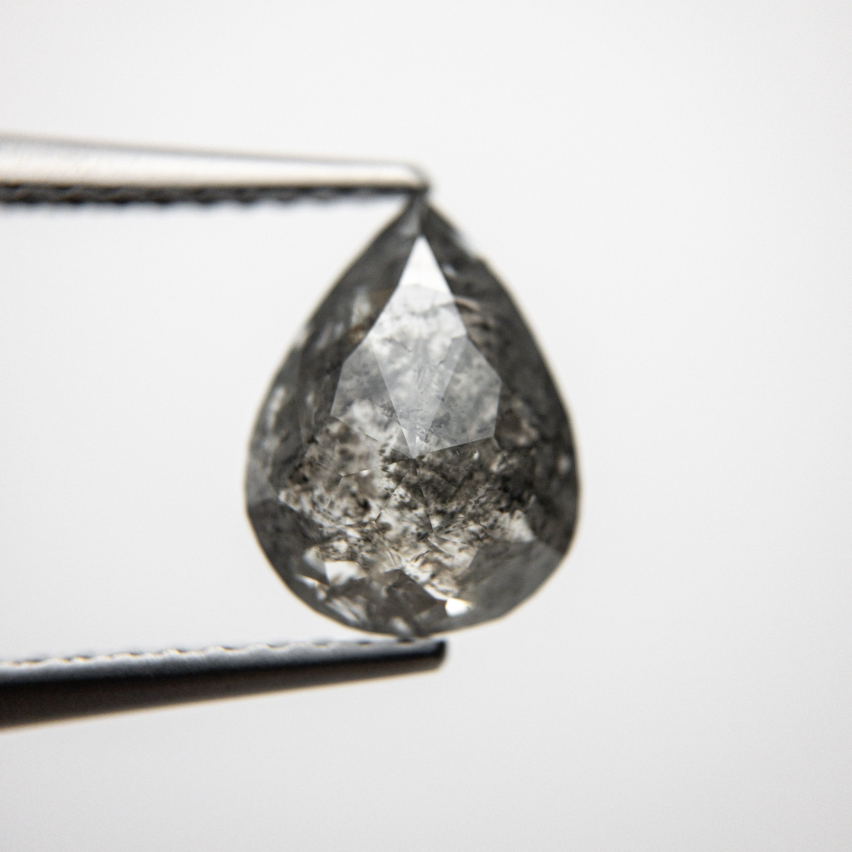 2.01ct 9.65x7.30x3.75mm Pear Rosecut 18457-06 hold D1692