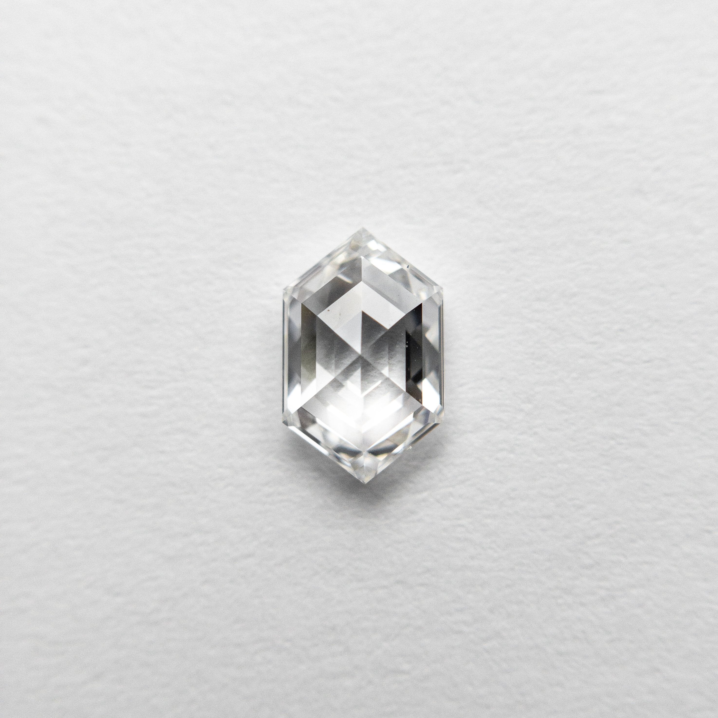 0.52ct 6.55x4.12x2.38mm VS1 D Hexagon Rosecut 18458-12 🇷🇺