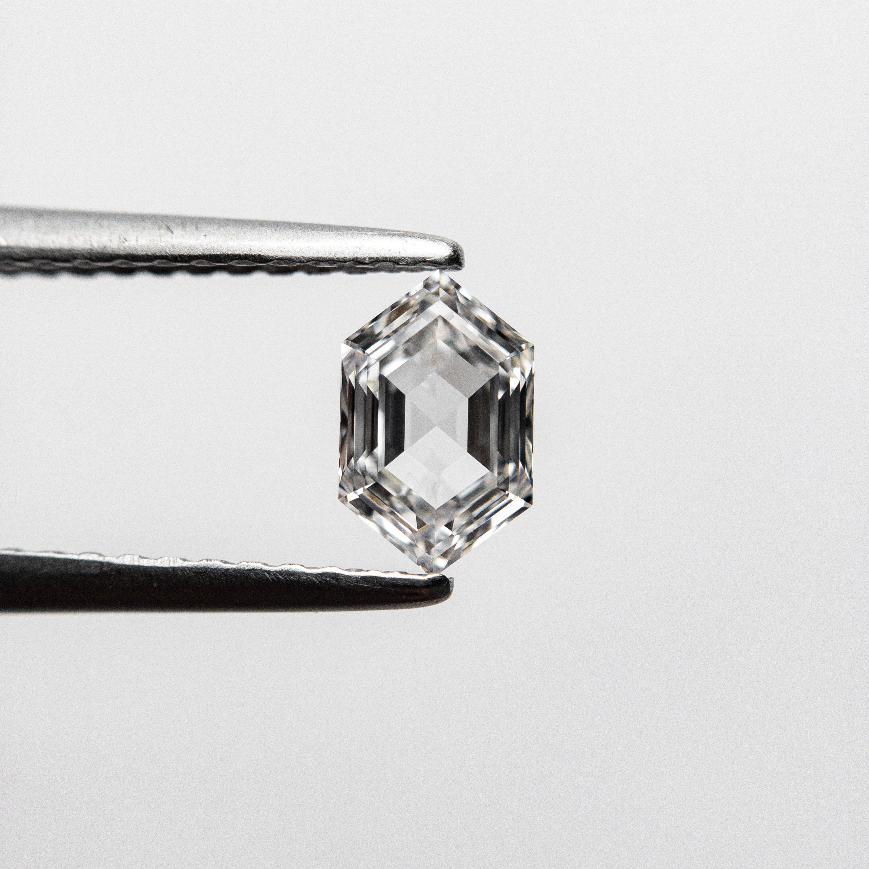 0.52ct 6.55x4.12x2.38mm VS1 D Hexagon Rosecut 18458-12 🇷🇺