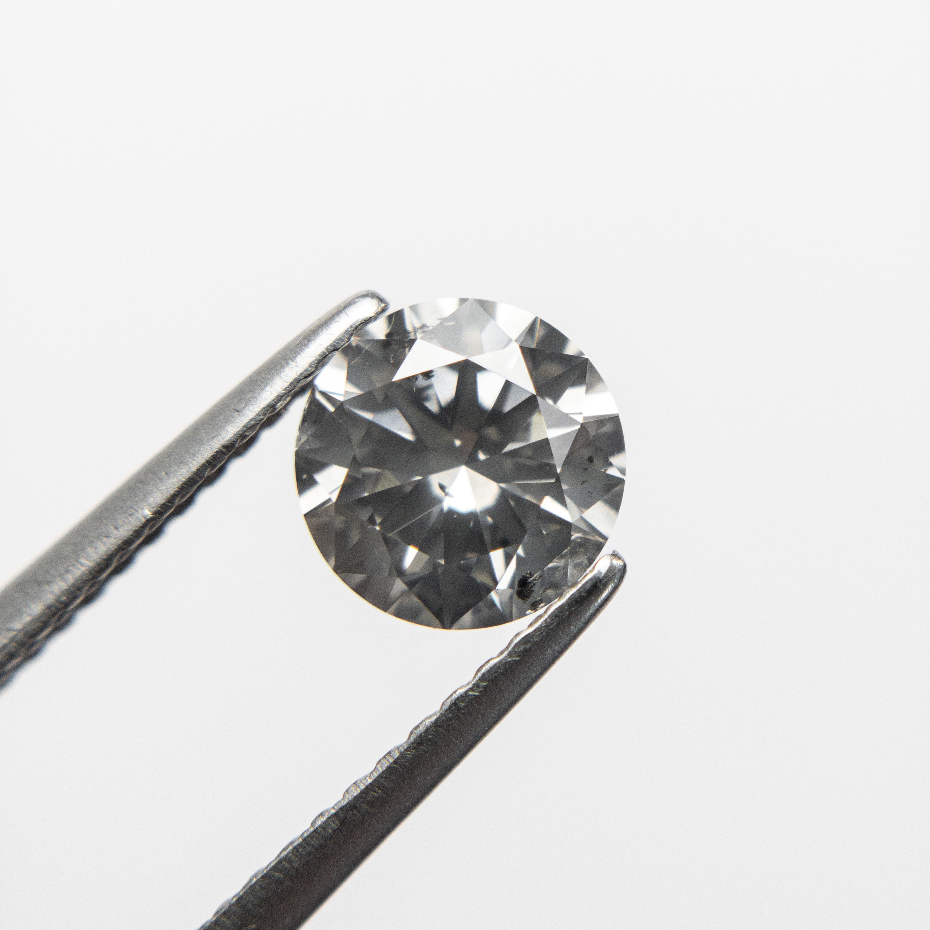 1.06ct 6.53x6.50x3.97mm SI2 Grey Round Brilliant 18462-01 - Misfit Diamonds