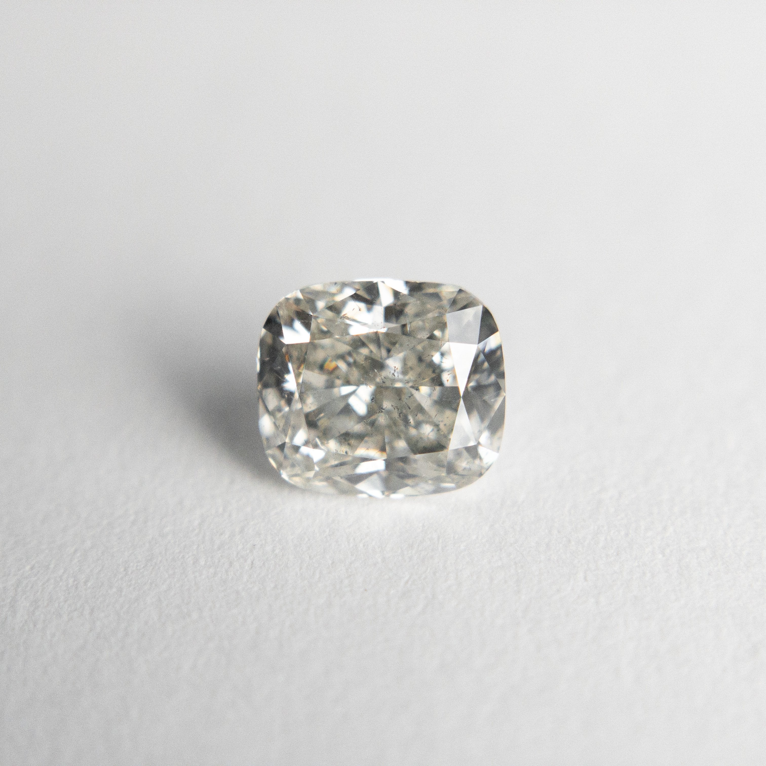 1.01ct 5.96x5.27x3.67mm SI2/I1 Champagne Cushion 18465-01