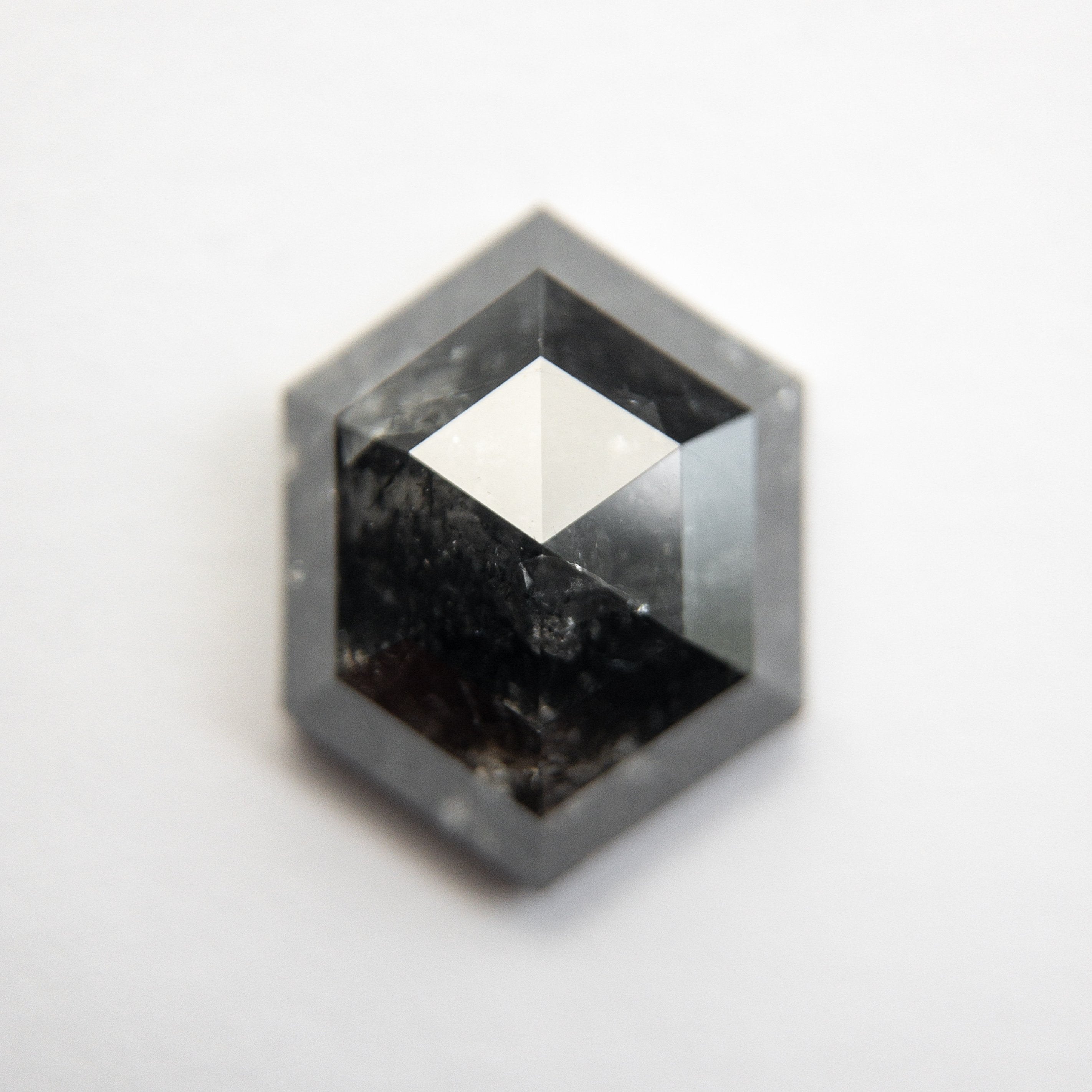 3.08ct 10.68x8.21x4.31mm Hexagon Rosecut 18484-02