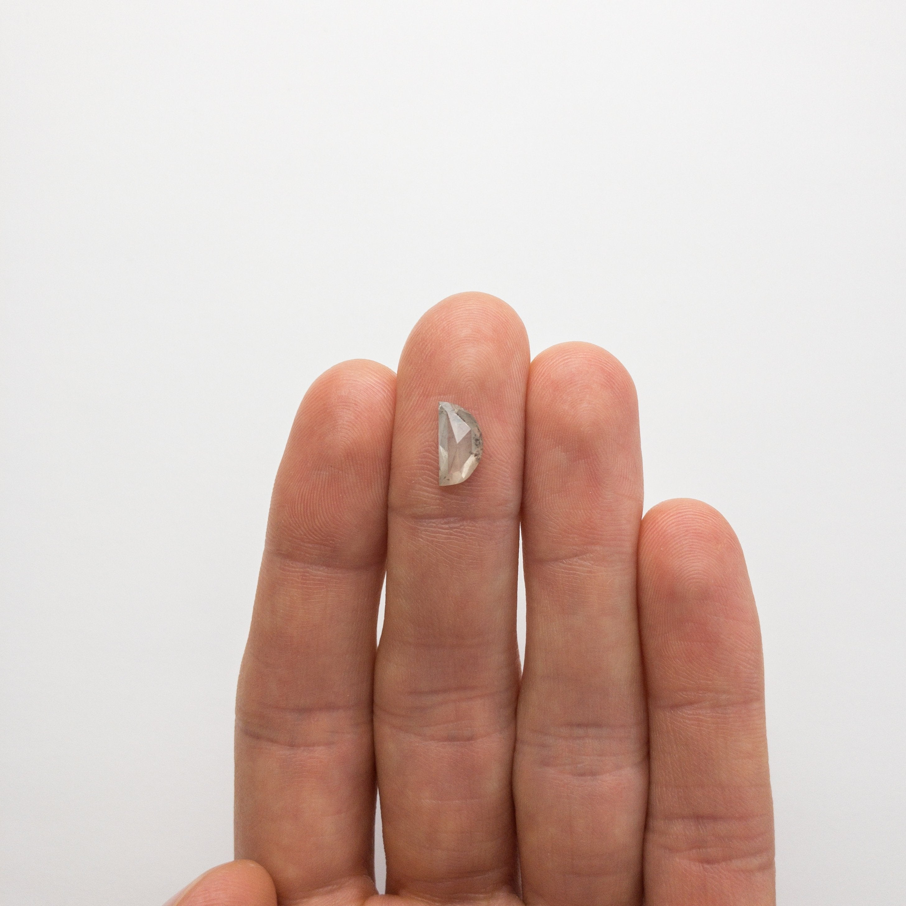 1.51ct 10.47x5.54x2.82mm Half Moon Rosecut 18491-15