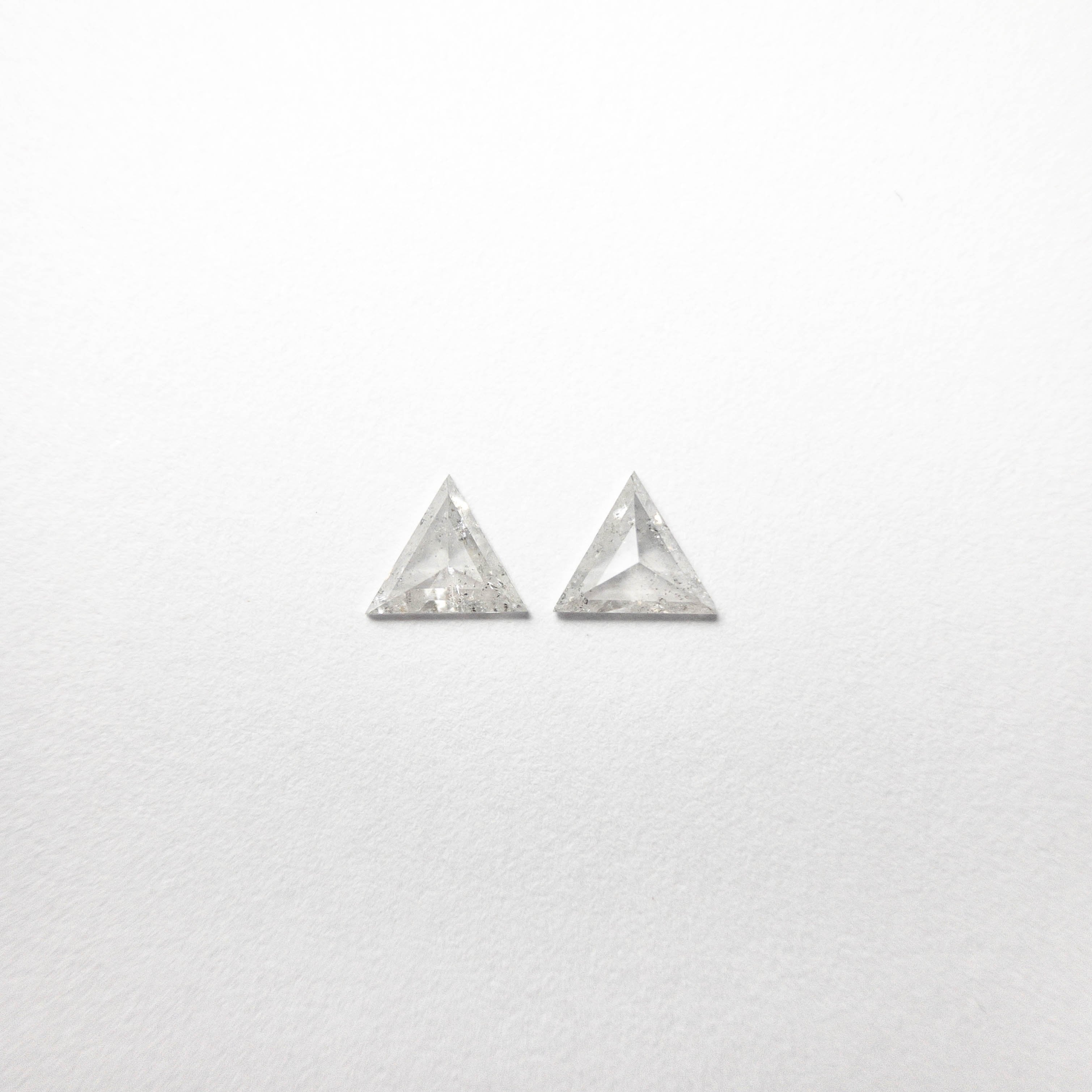 0.36cttw 4.38x4.41x1.53mm Triangle Rosecut Matching Pair 18493-02