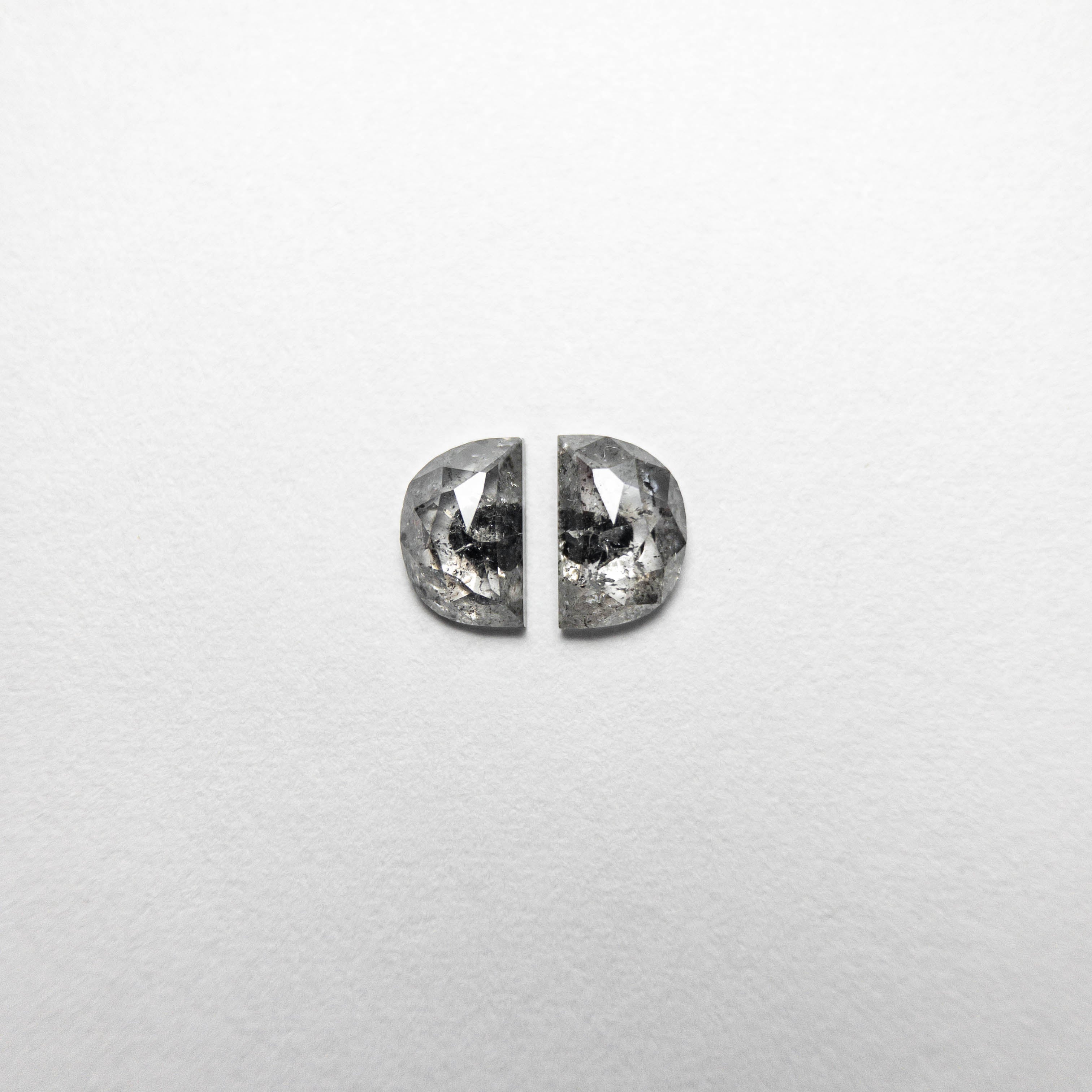 0.61cttw 5.23x3.41x1.61mm Half Moon Rosecut Matching Pair 18493-06