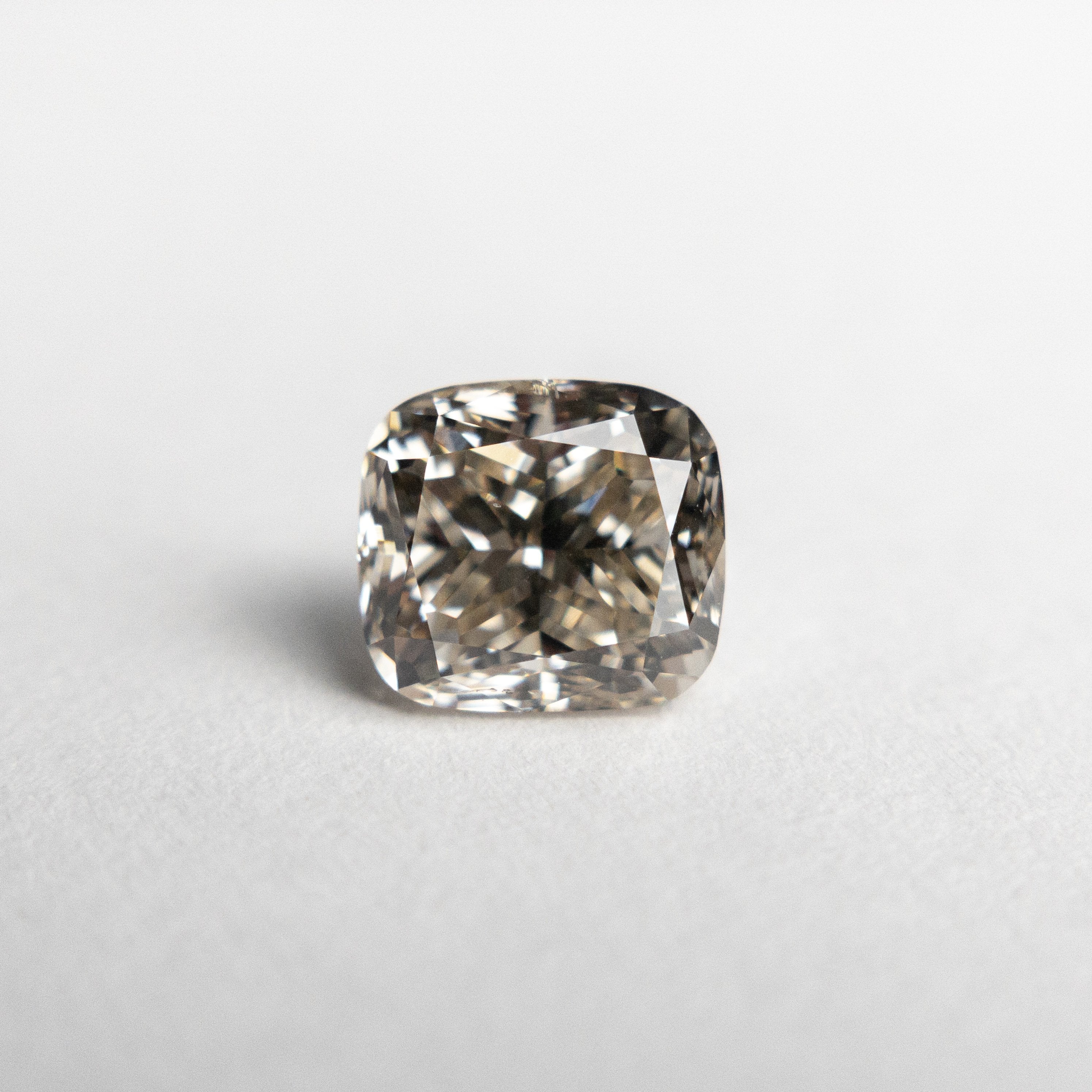 1.18ct 6.12x5.53x4.13mm SI1 Champagne Cushion Brilliant 18541-01