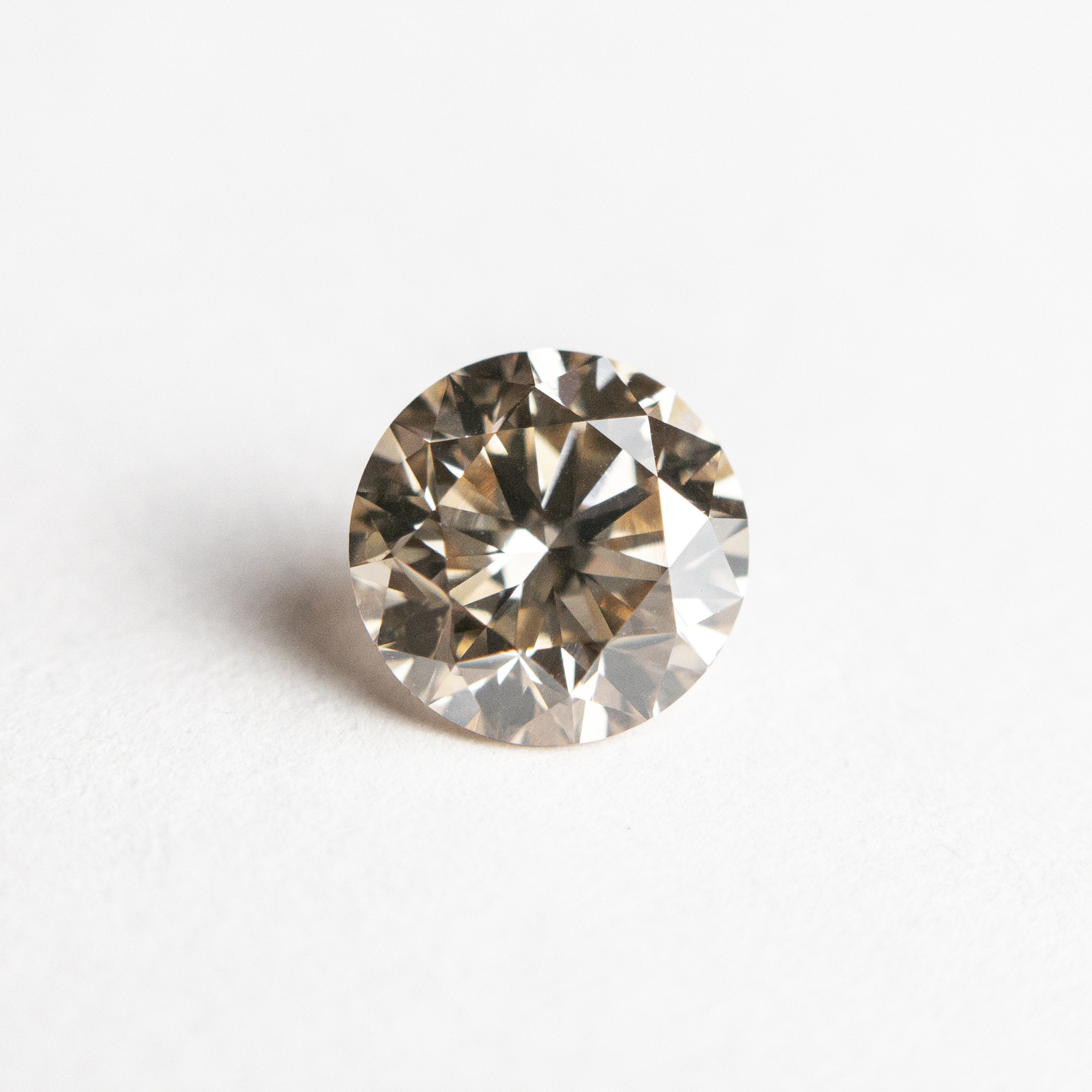 1.30ct 6.83x6.80x4.36mm SI1 Champagne Round Brilliant 18544-01