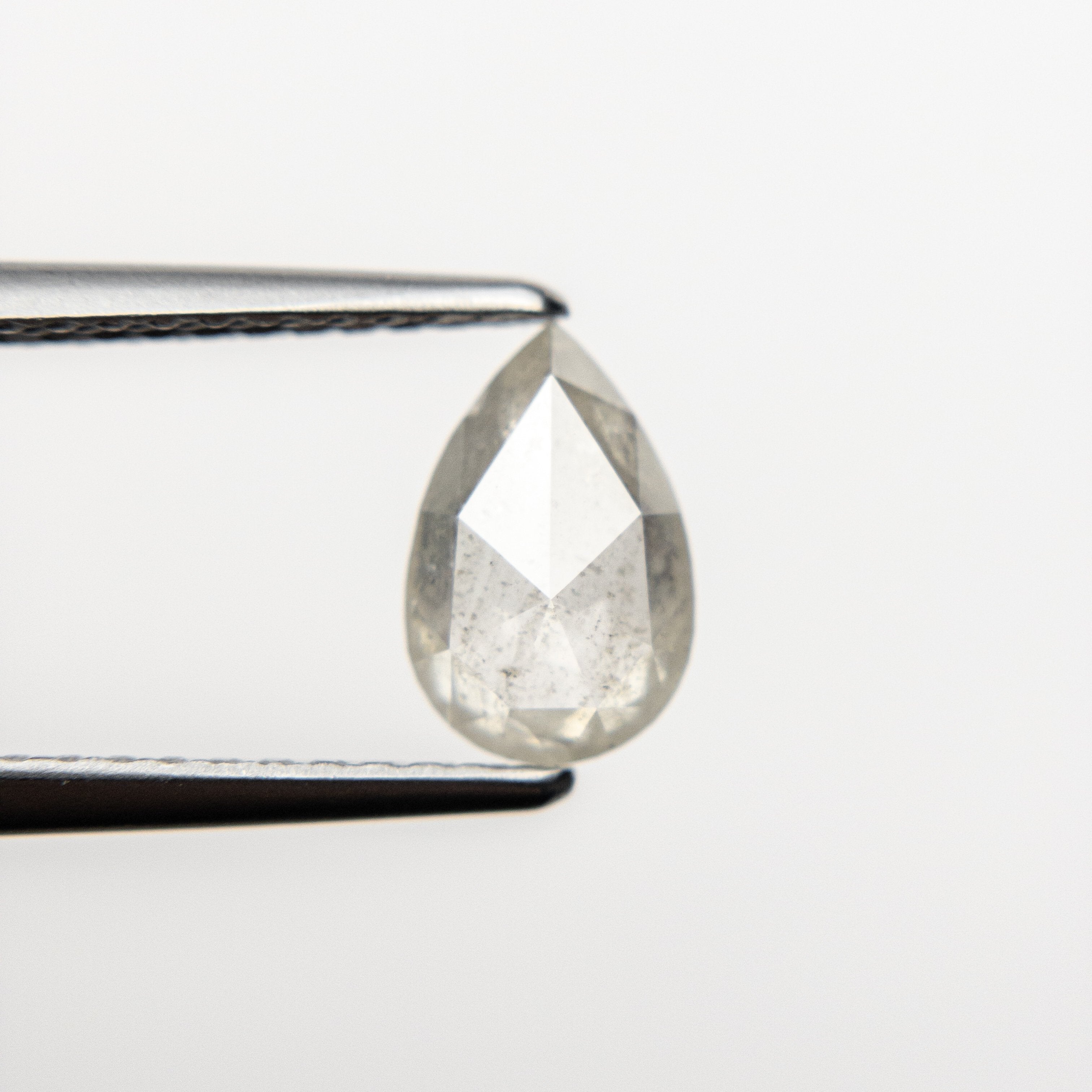 0.88ct 7.82x5.12x2.51mm Pear Rosecut 18550-13 hold D1975