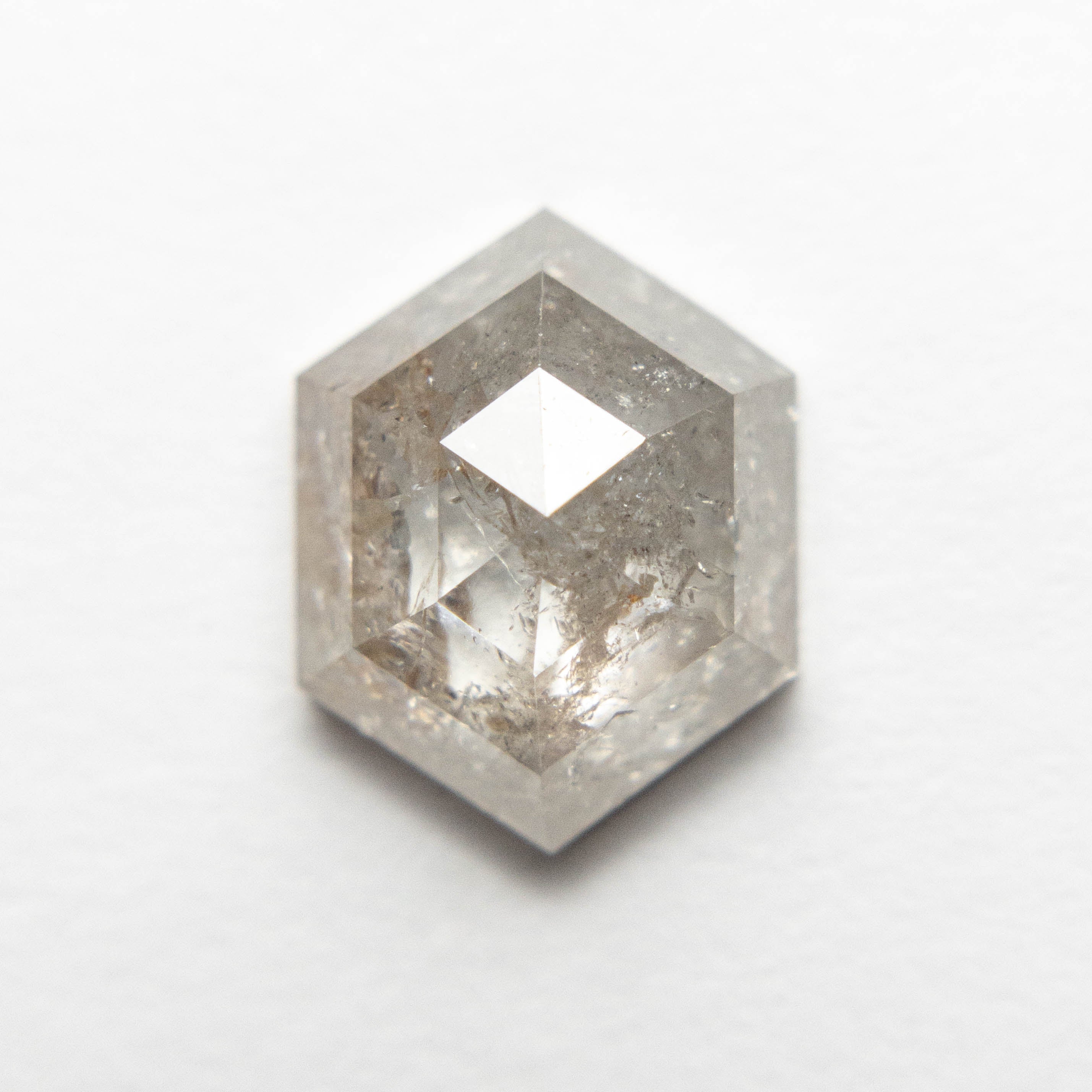 3.08ct 10.49x8.18x4.46mm Hexagon Rosecut 18553-26