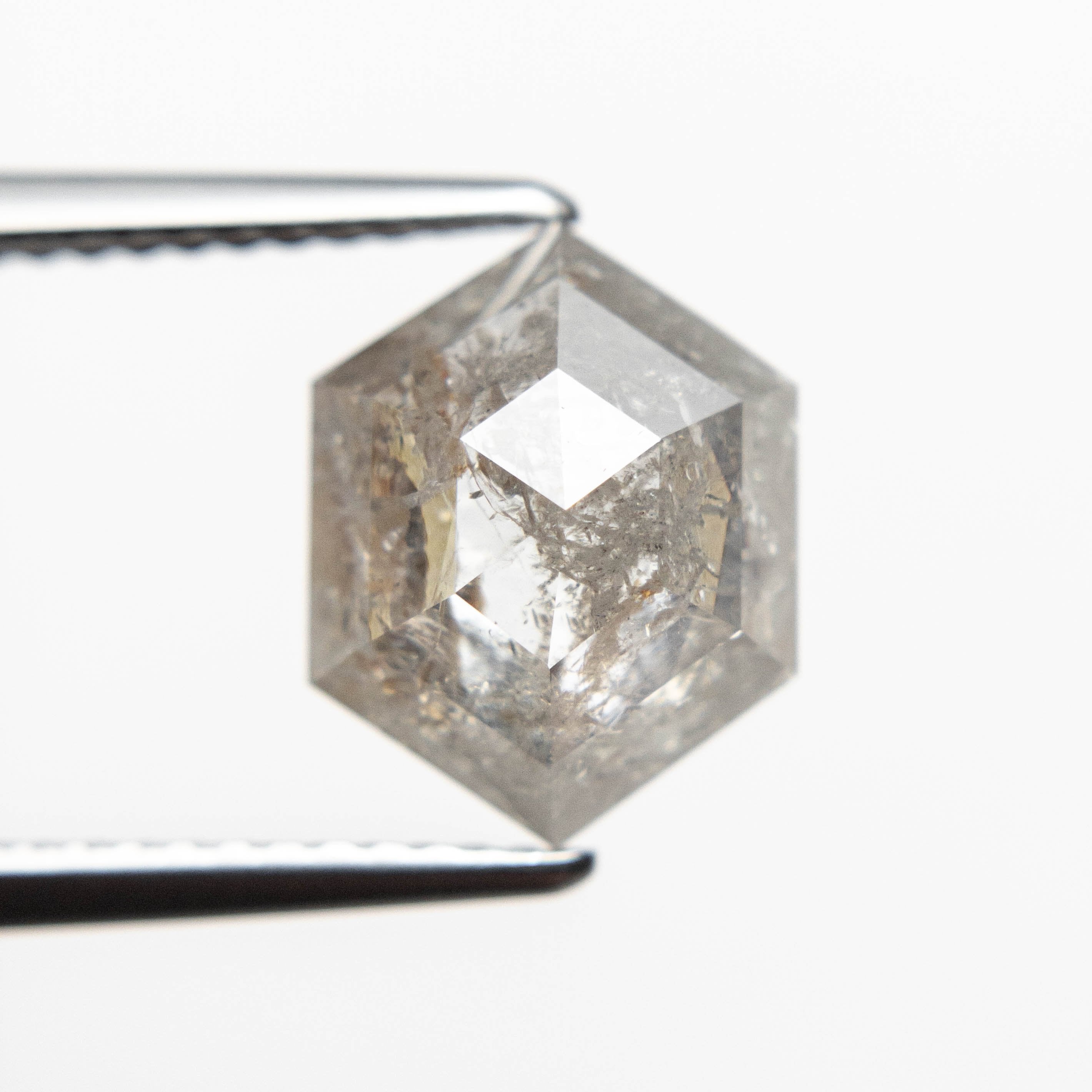 3.08ct 10.49x8.18x4.46mm Hexagon Rosecut 18553-26