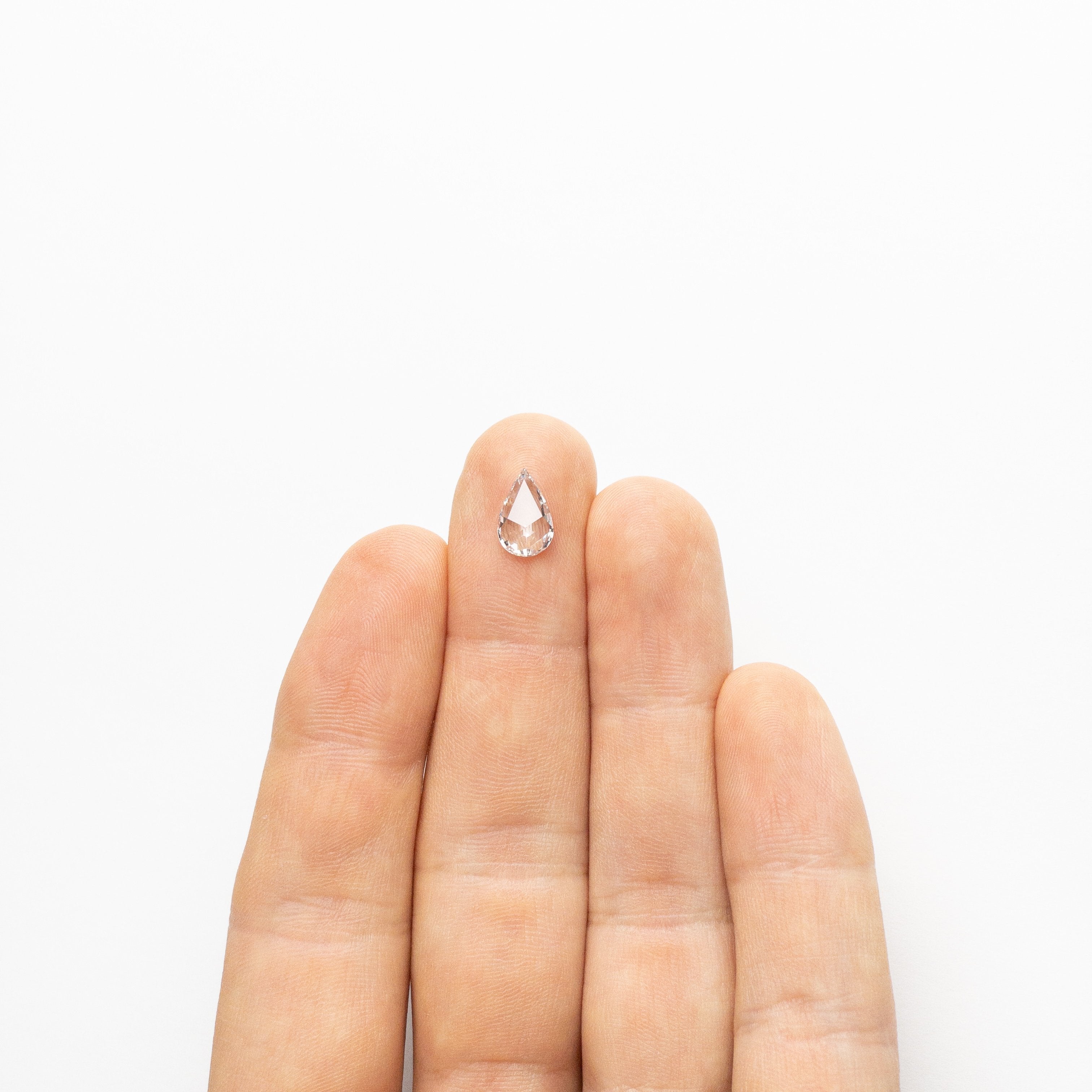 1.01ct 10.38x6.48x2.04mm GIA VS2 E Pear Rosecut 18601-02