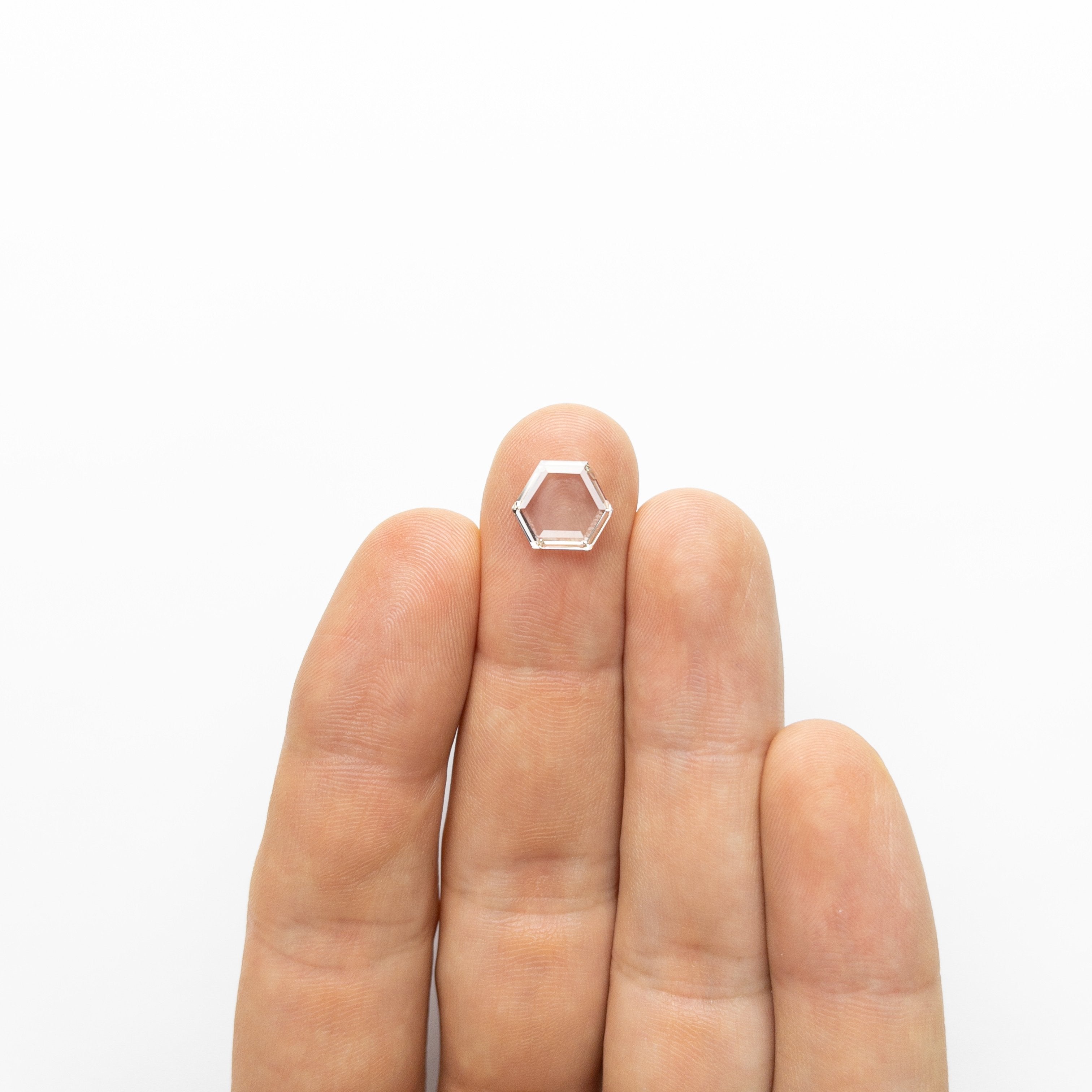 1.24ct 10.56x9.15x1.17mm VS L-M Hexagon Portrait Cut 18608-01