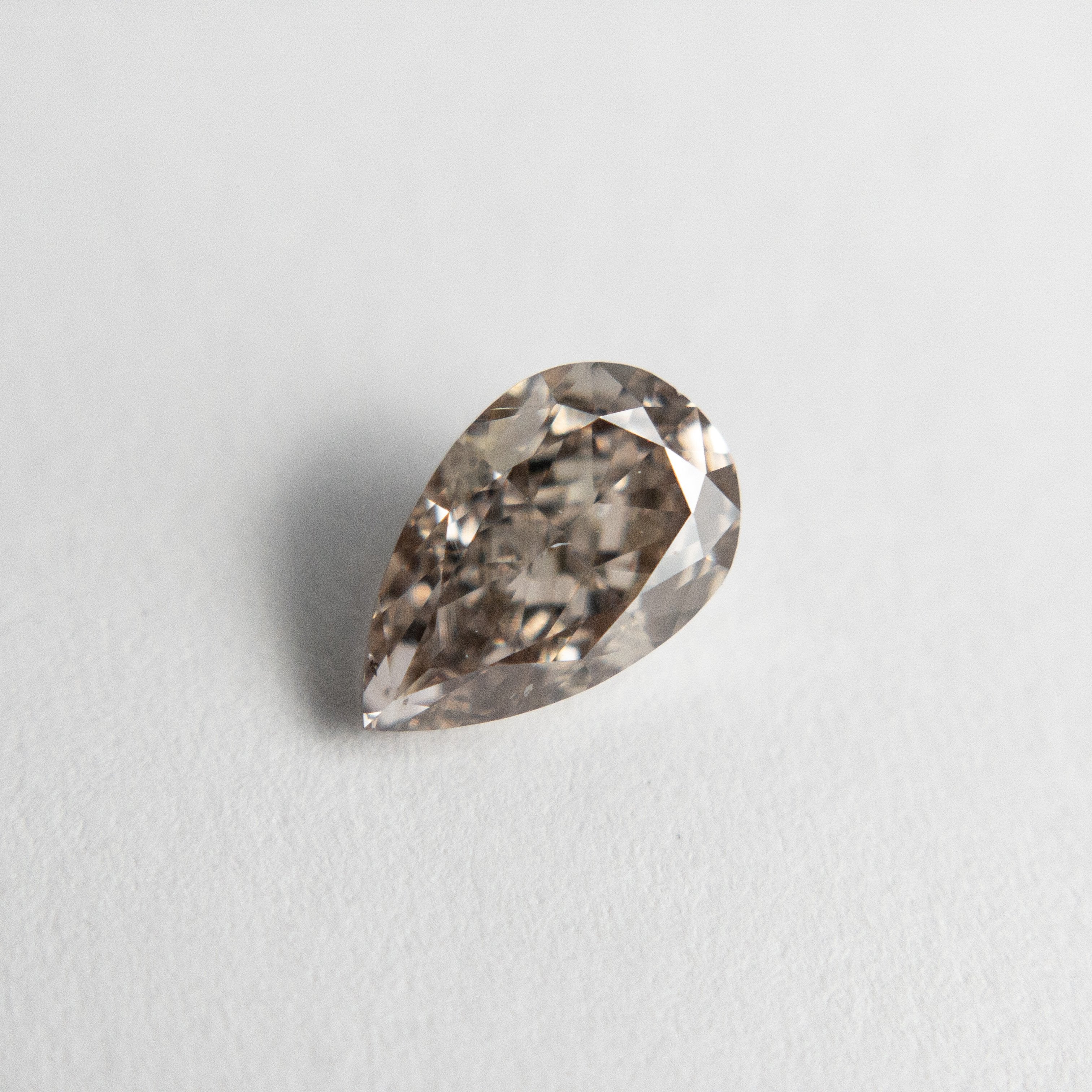 1.01ct 7.77x4.93x3.51mm GIA SI1 Champagne Pear Brilliant 18628-01