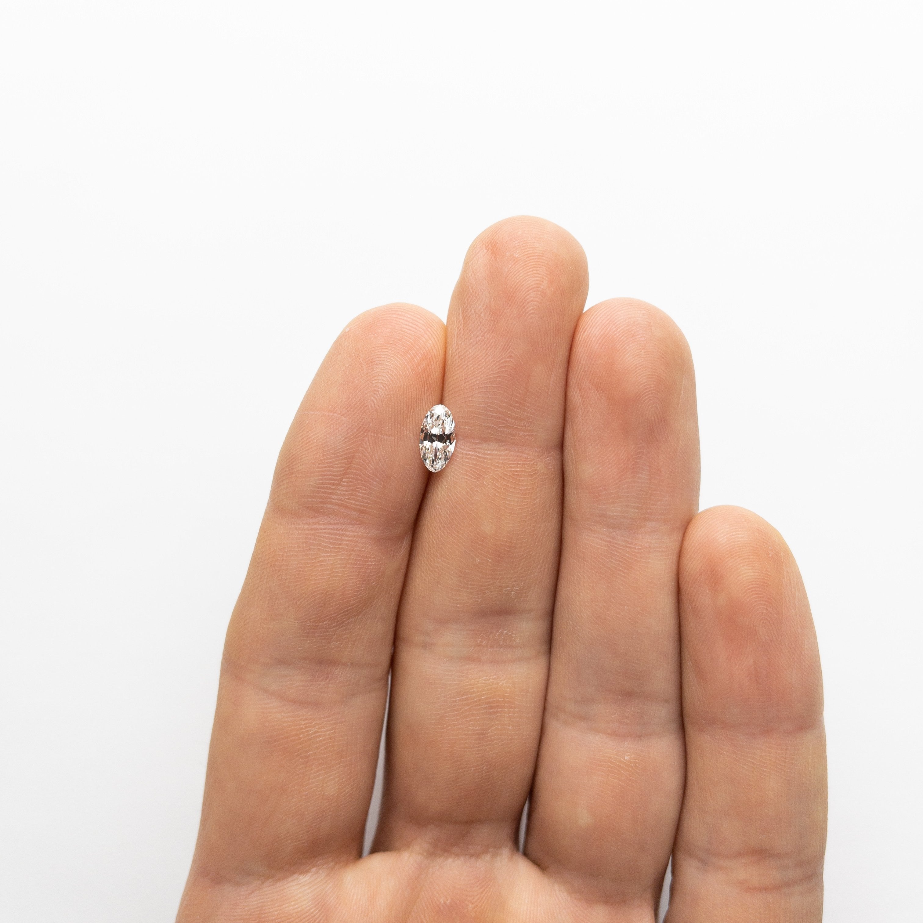 0.73ct 8.23x4.35x2.90mm GIA VVS2 F Modern Antique Marquise Brilliant 18647-02