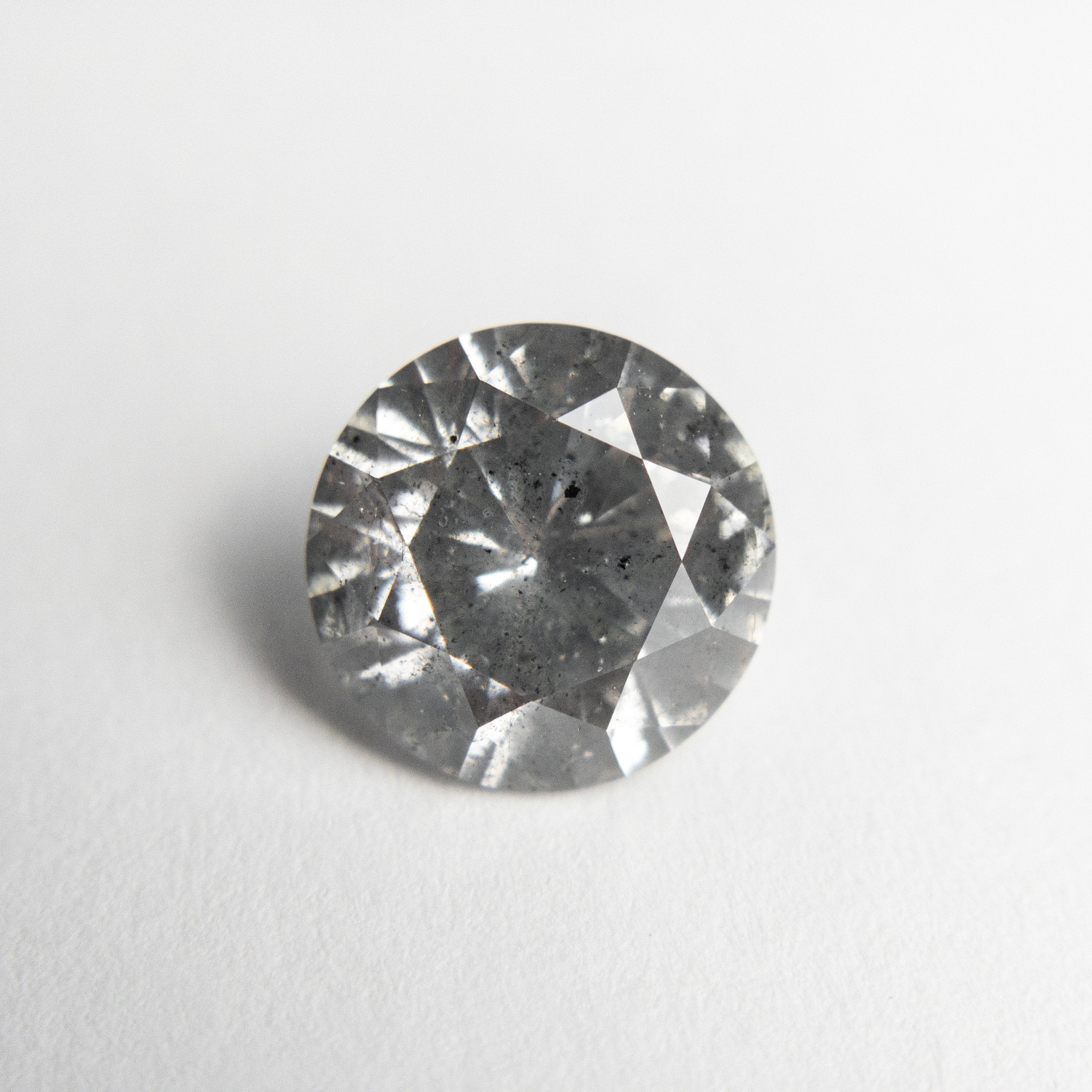1.93ct 8.00x7.97x4.77mm I1 Fancy Grey Round Brilliant 18671-02