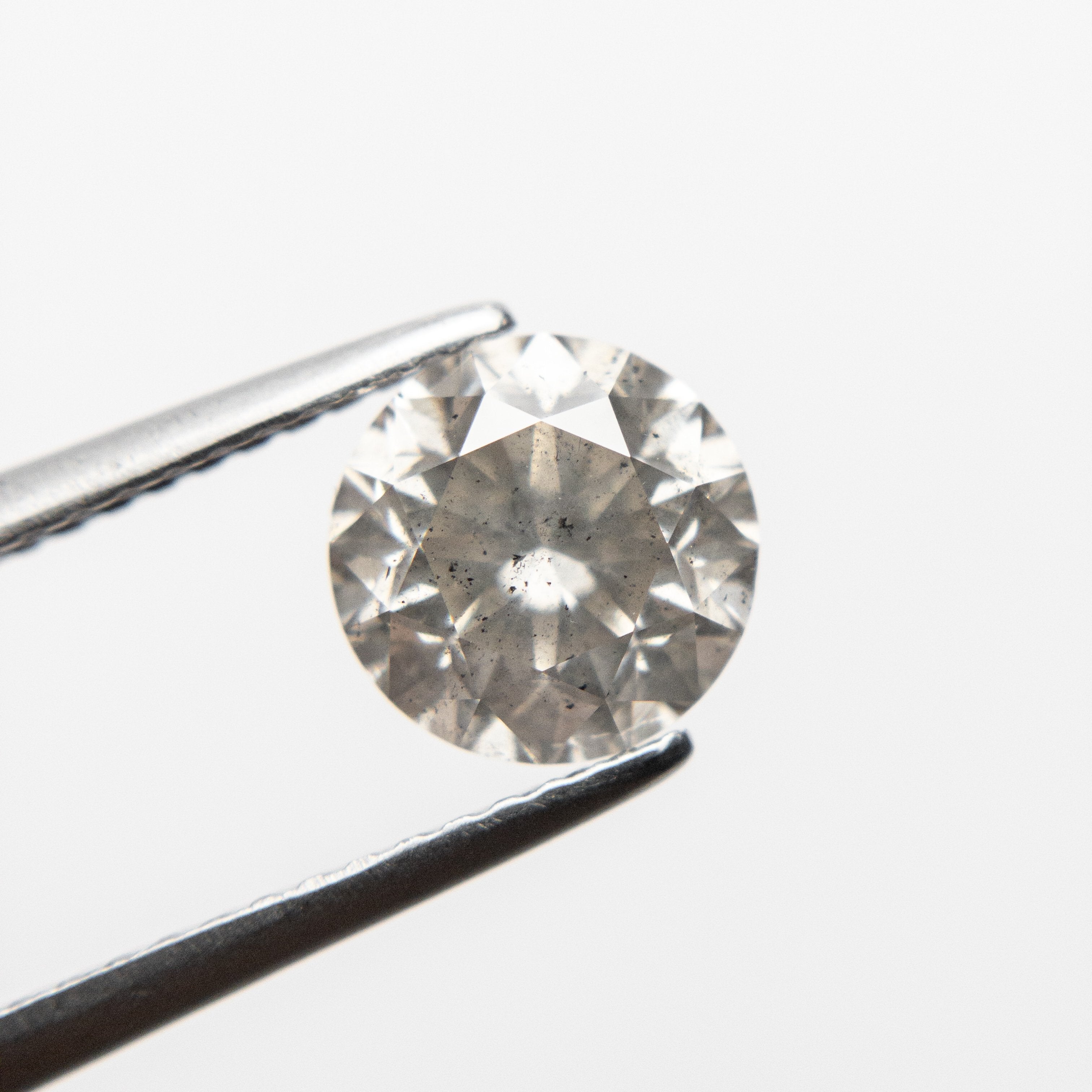 1.79ct 7.34x7.30x5.09mm Champagne Grey Round Brilliant 18672-01