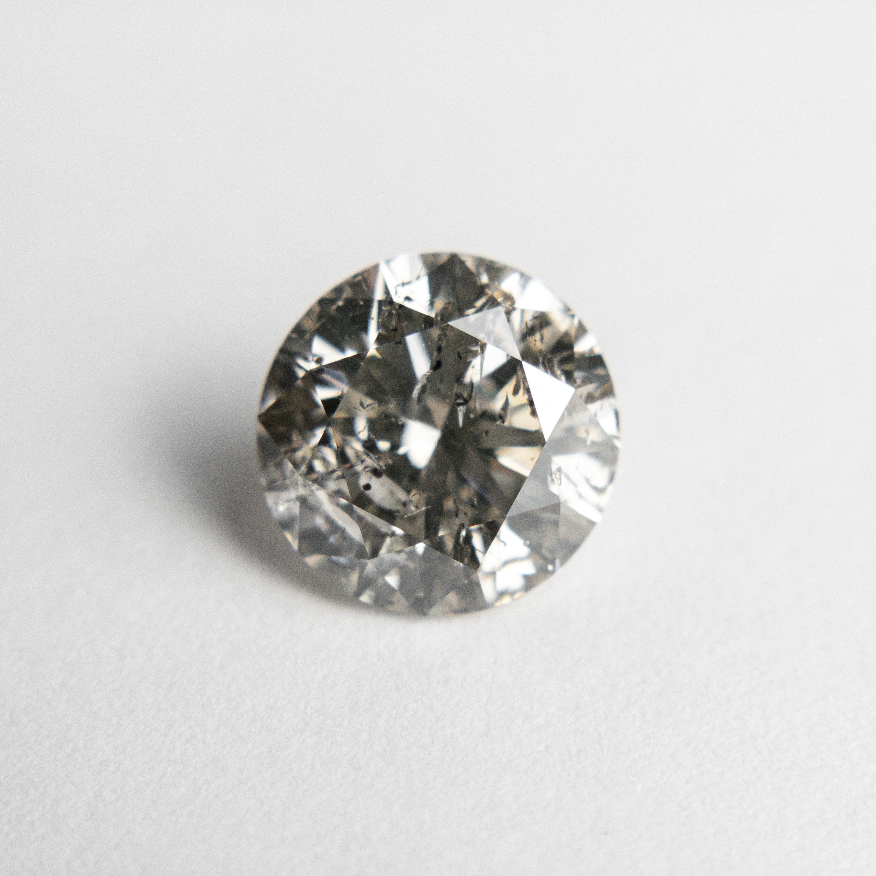 1.80ct 7.78x7.71x4.81mm Champagne Salt and Pepper Round Brilliant 18673-01