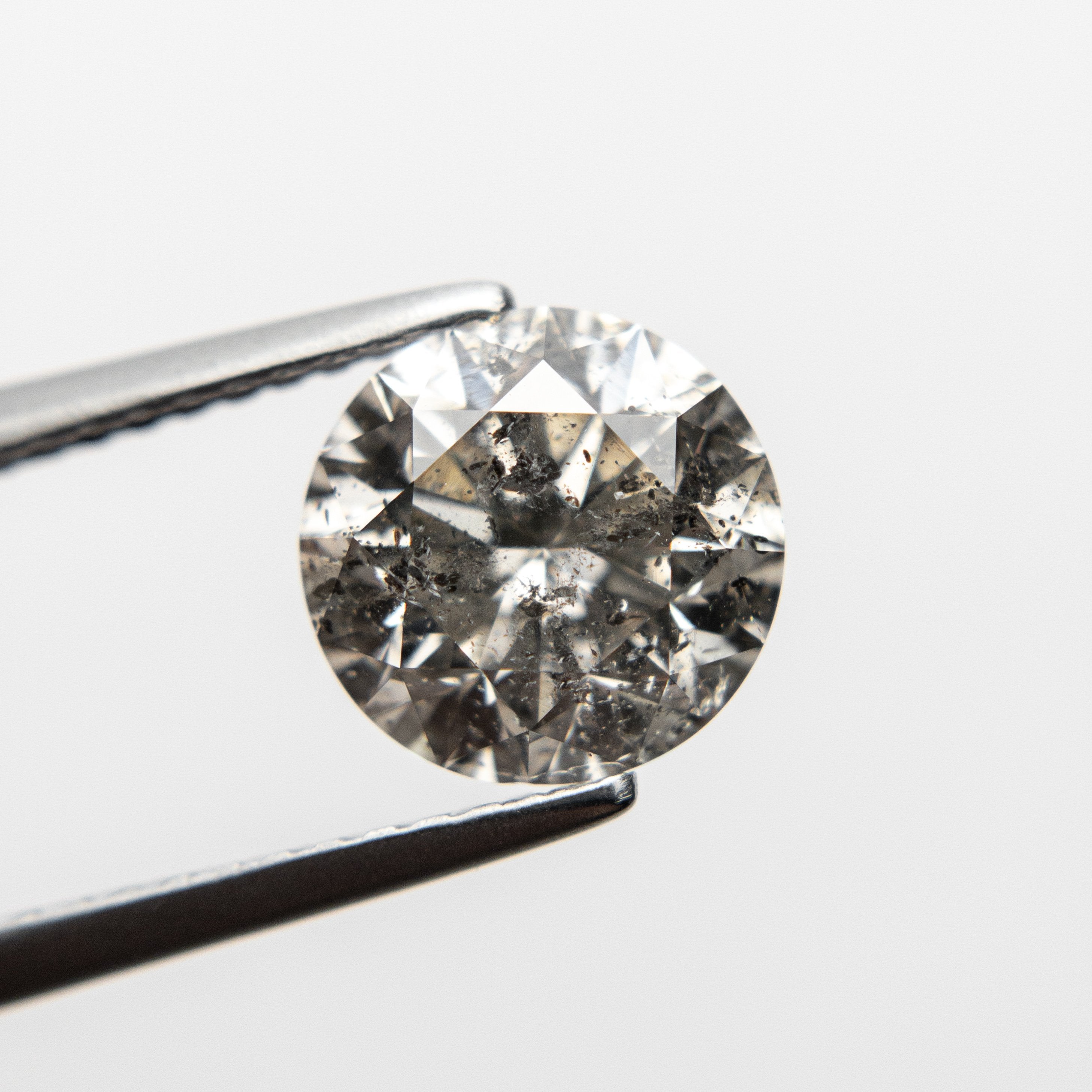2.01ct 7.90x7.75x5.17mm Champagne Salt and Pepper Round Brilliant 18673-03