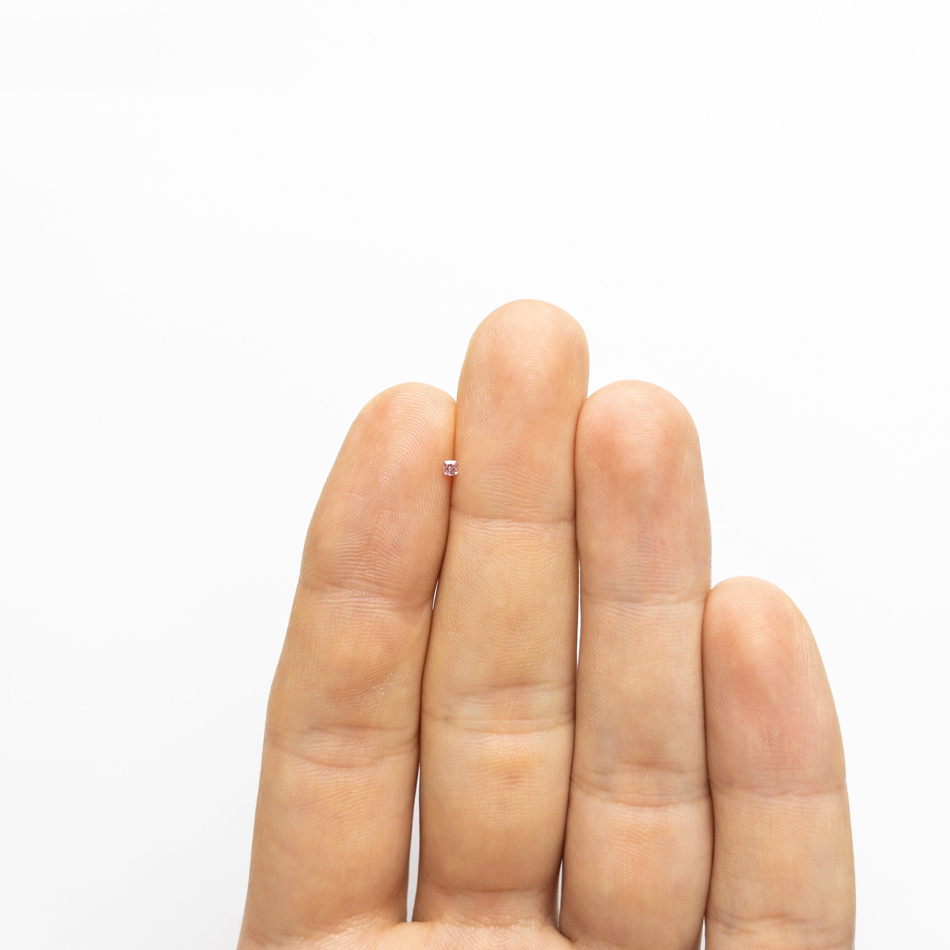 0.04ct 1.88x1.88x1.22mm Argyle Fancy Intense Purple Pink Cushion Brilliant 18680-09