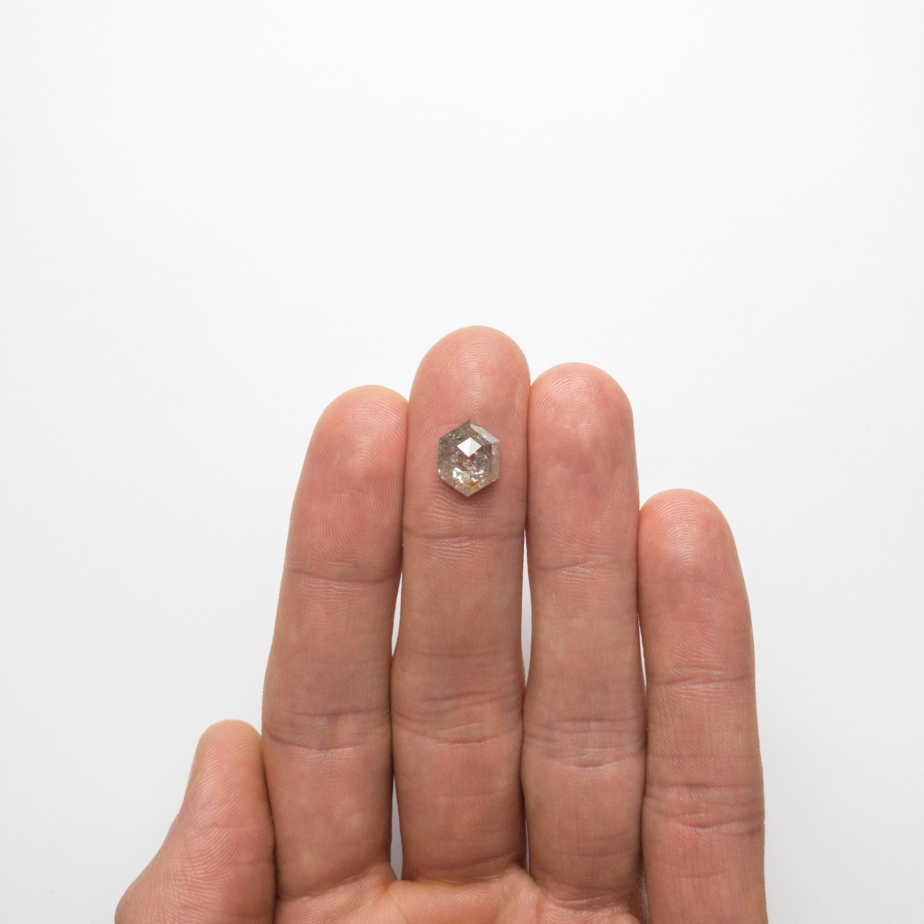 3.08ct 10.49x8.19x4.26mm Hexagon Rosecut 18769-03