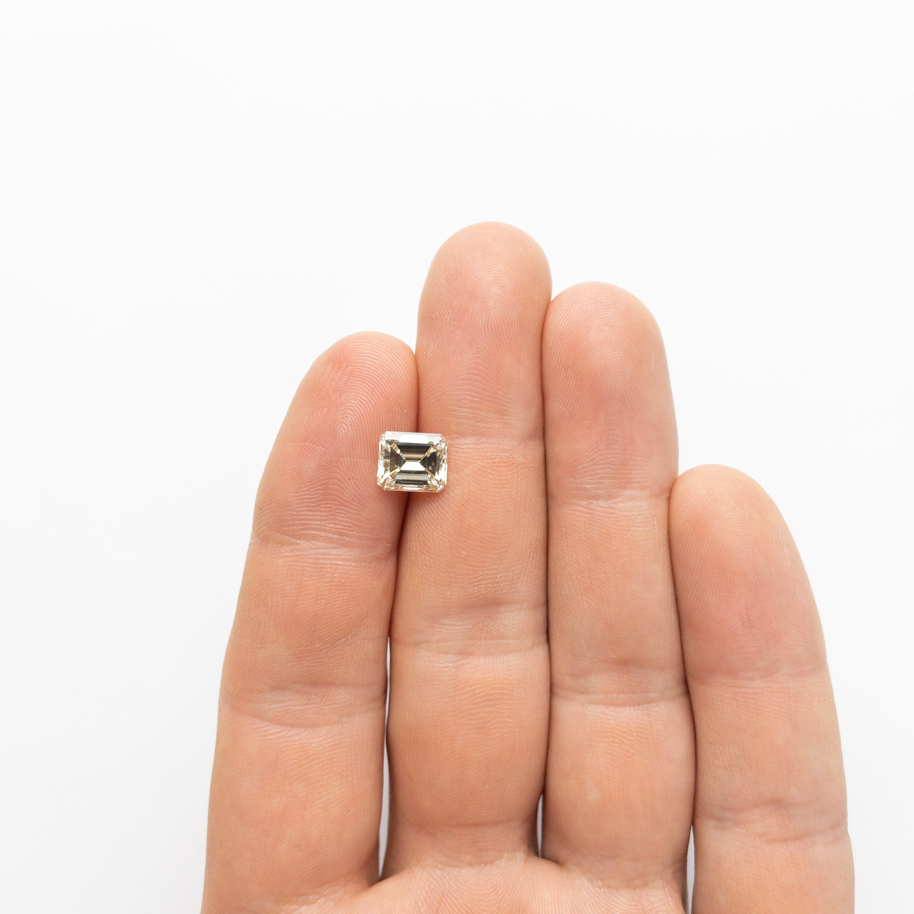 2.40ct 8.48x7.25x4.55mm VS2 Champagne Antique Emerald Cut 18801-01