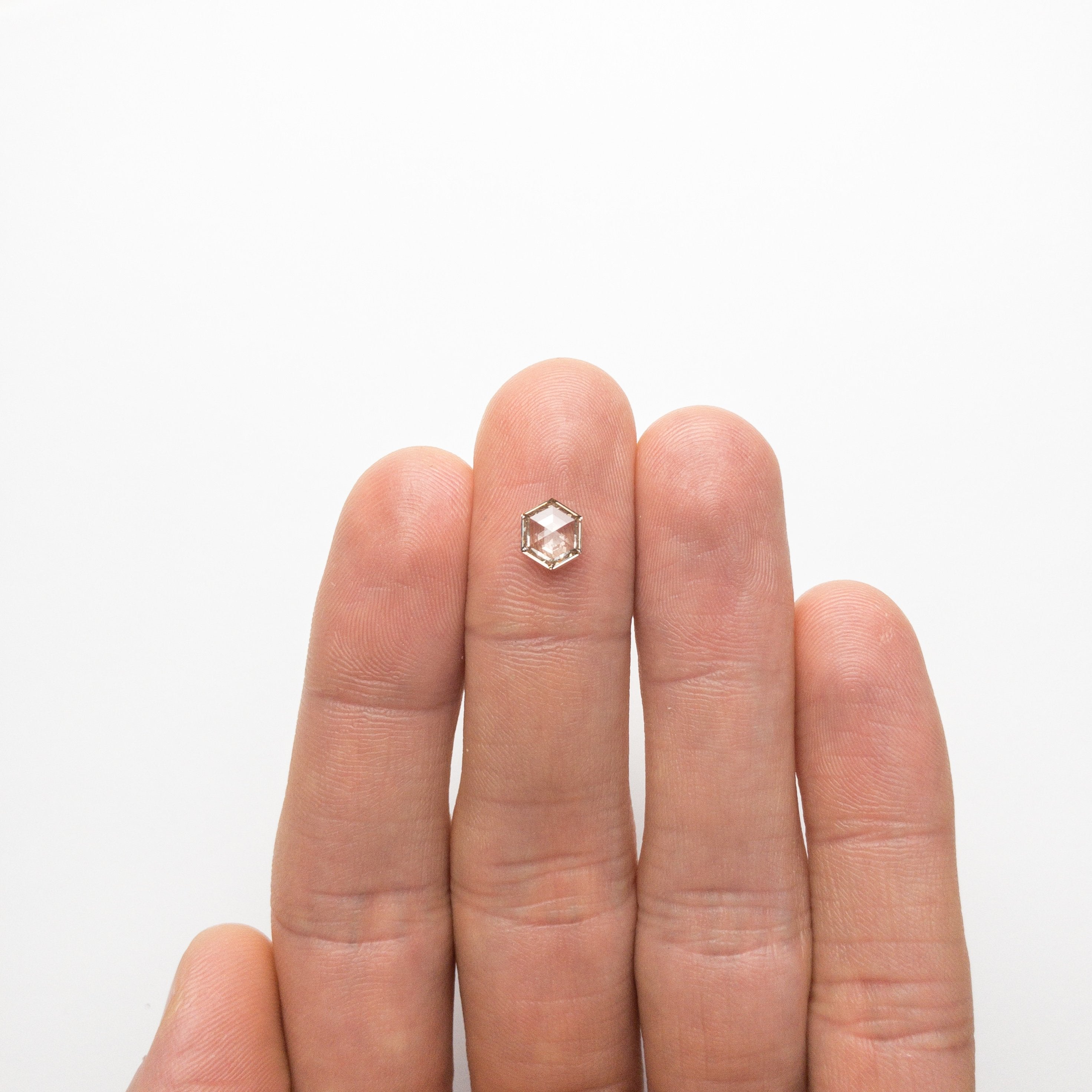 1.00ct 7.15x6.00x2.89mm Hexagon Rosecut 18804-01