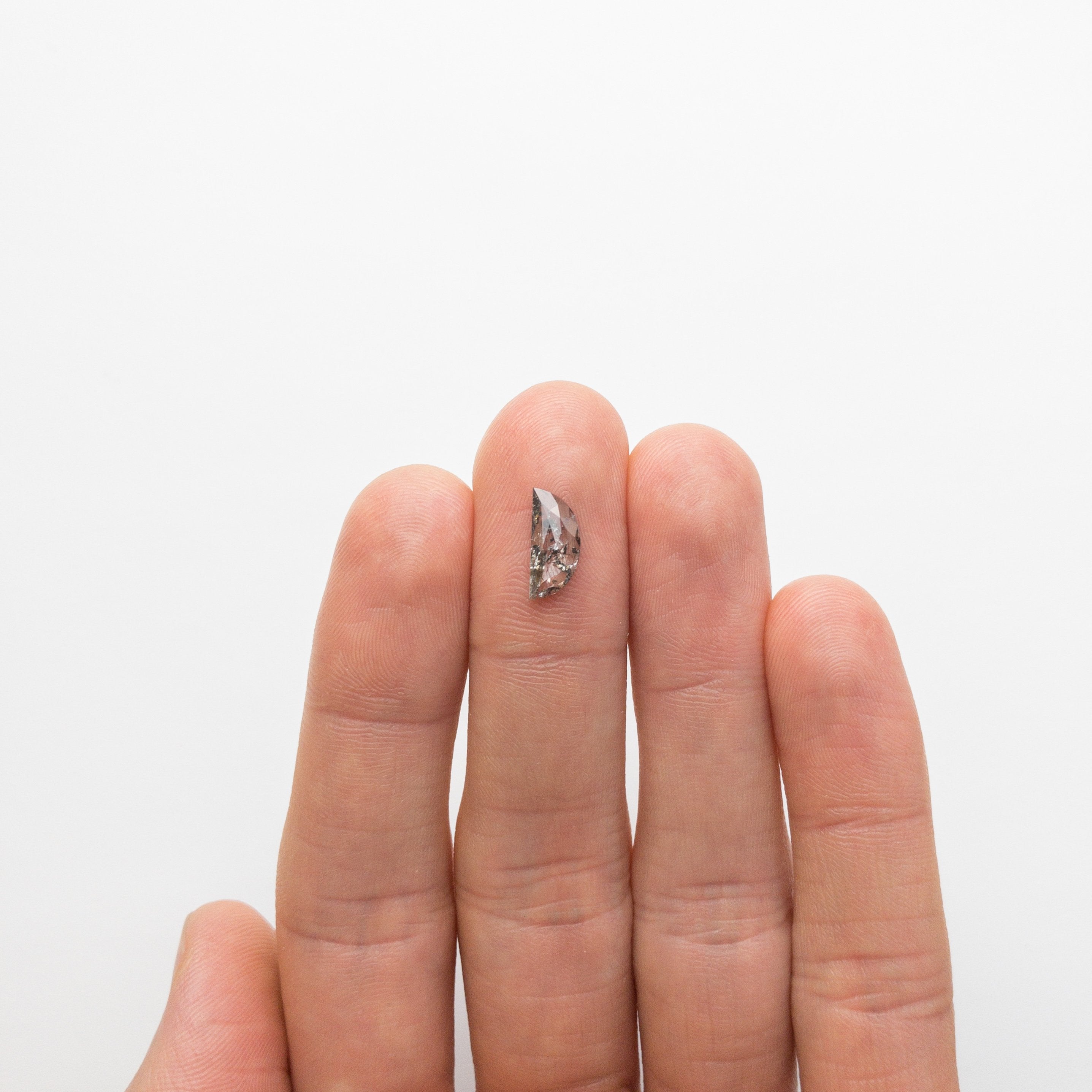 1.17ct 11.57x5.09x2.08mm Half Moon Rosecut 18814-01