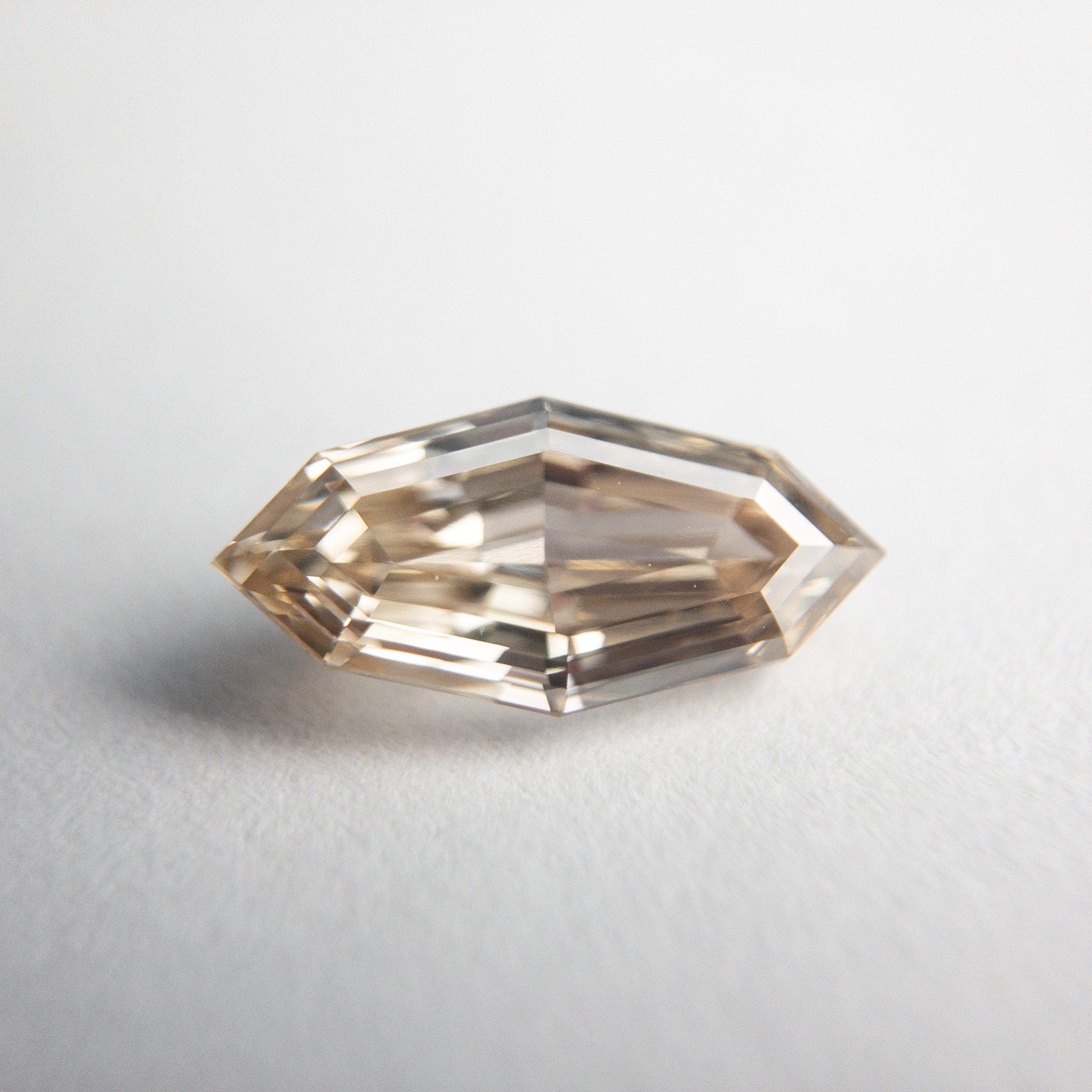 1.07ct 10.53x5.12x2.83mm SI1 Champagne Step Cut Marquise 18839-02