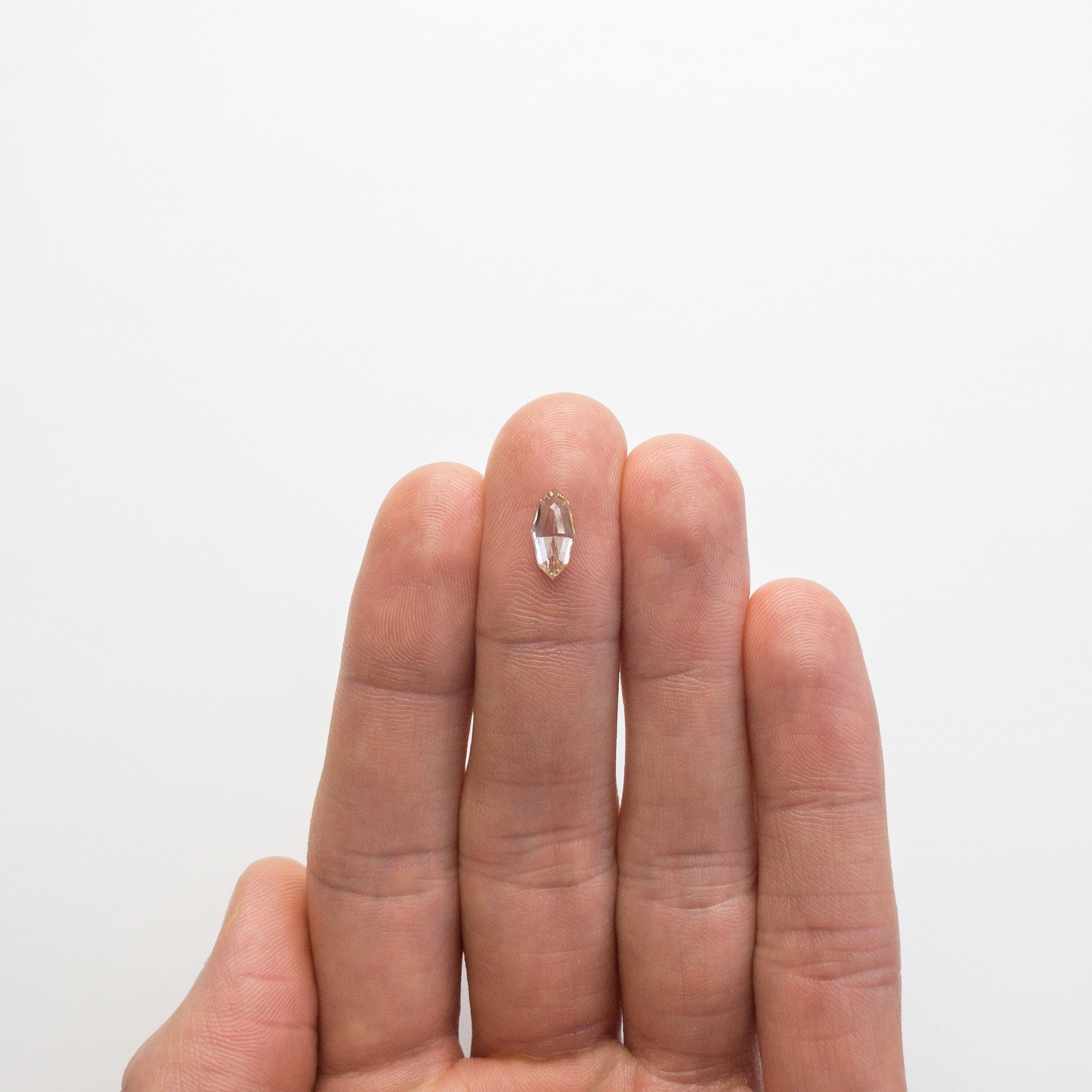 1.07ct 10.53x5.12x2.83mm SI1 Champagne Step Cut Marquise 18839-02