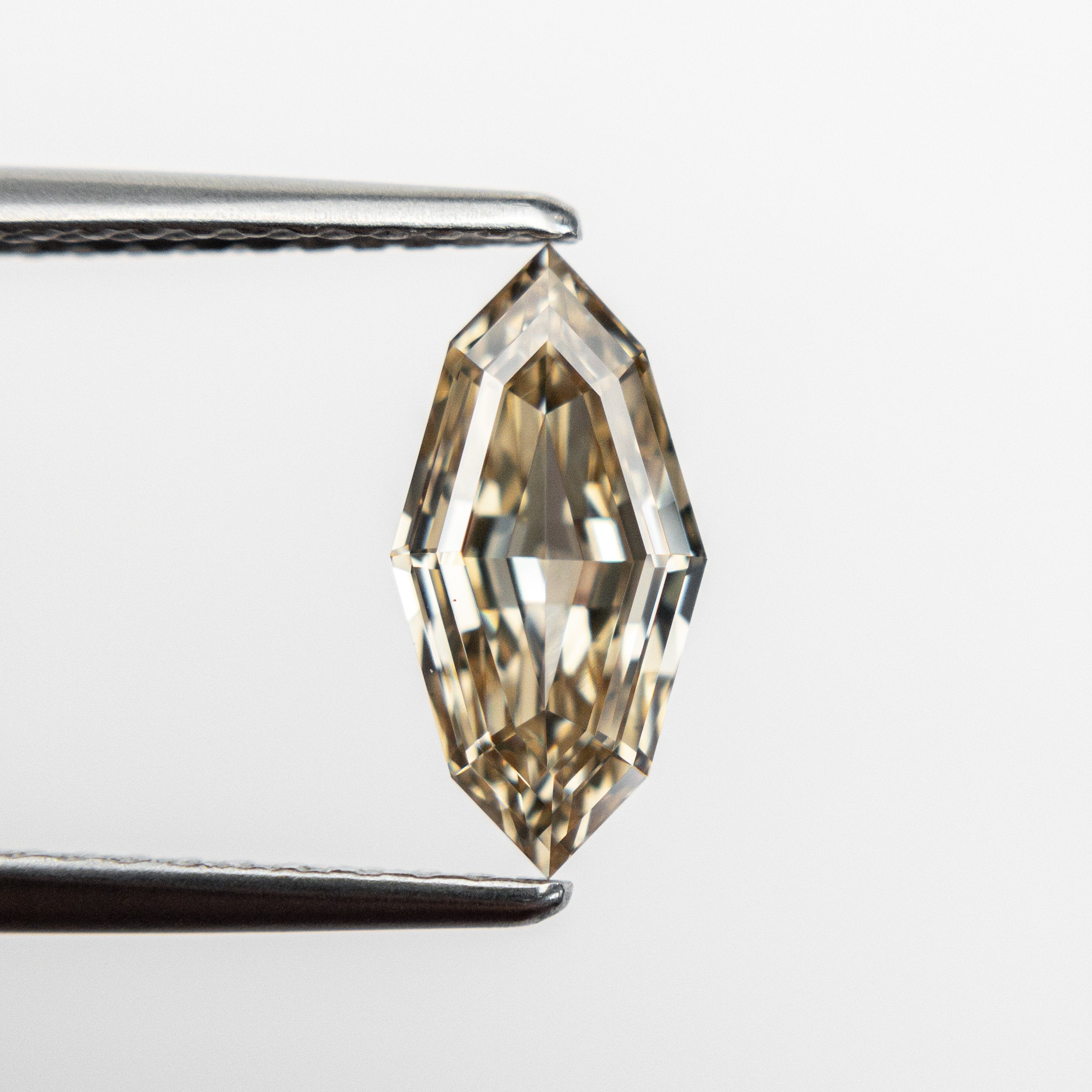 1.08ct 10.49x5.21x2.84mm SI1 Champagne Step Cut Marquise 18839-03
