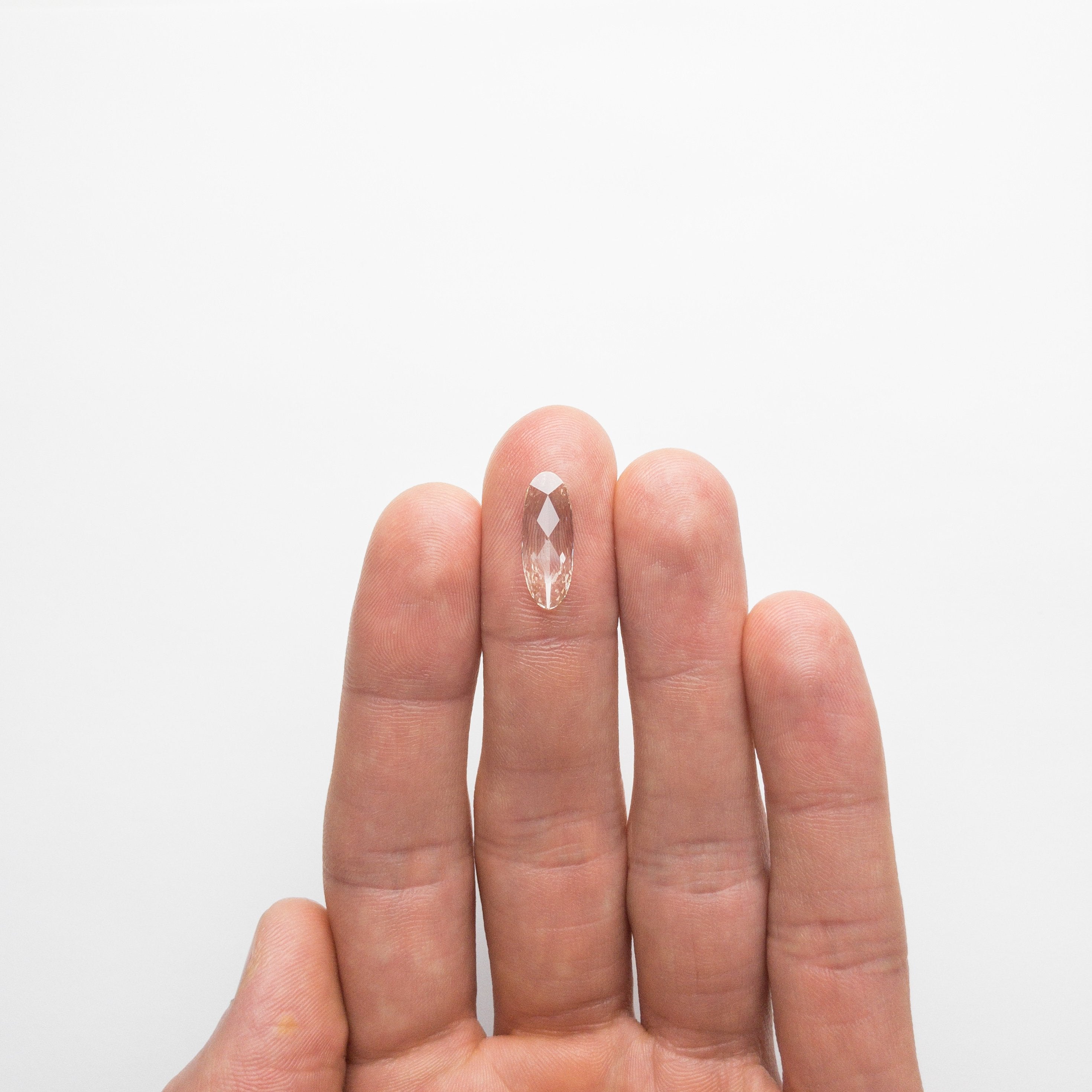 1.39ct 17.00x6.37x1.60mm VVS1 M Oval Rosecut 18853-01