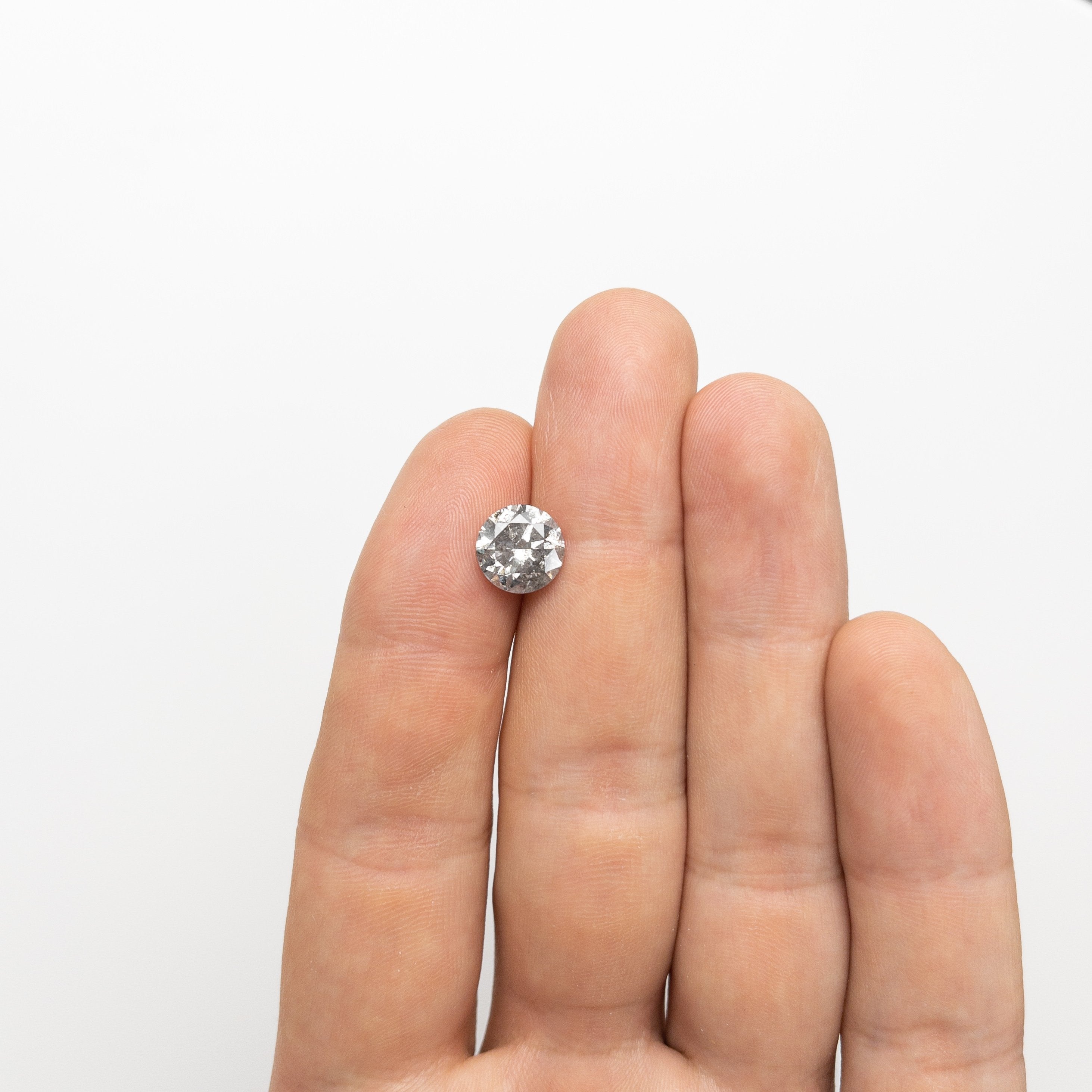3.26ct 9.28x9.225.91mm Round Brilliant 18976-01