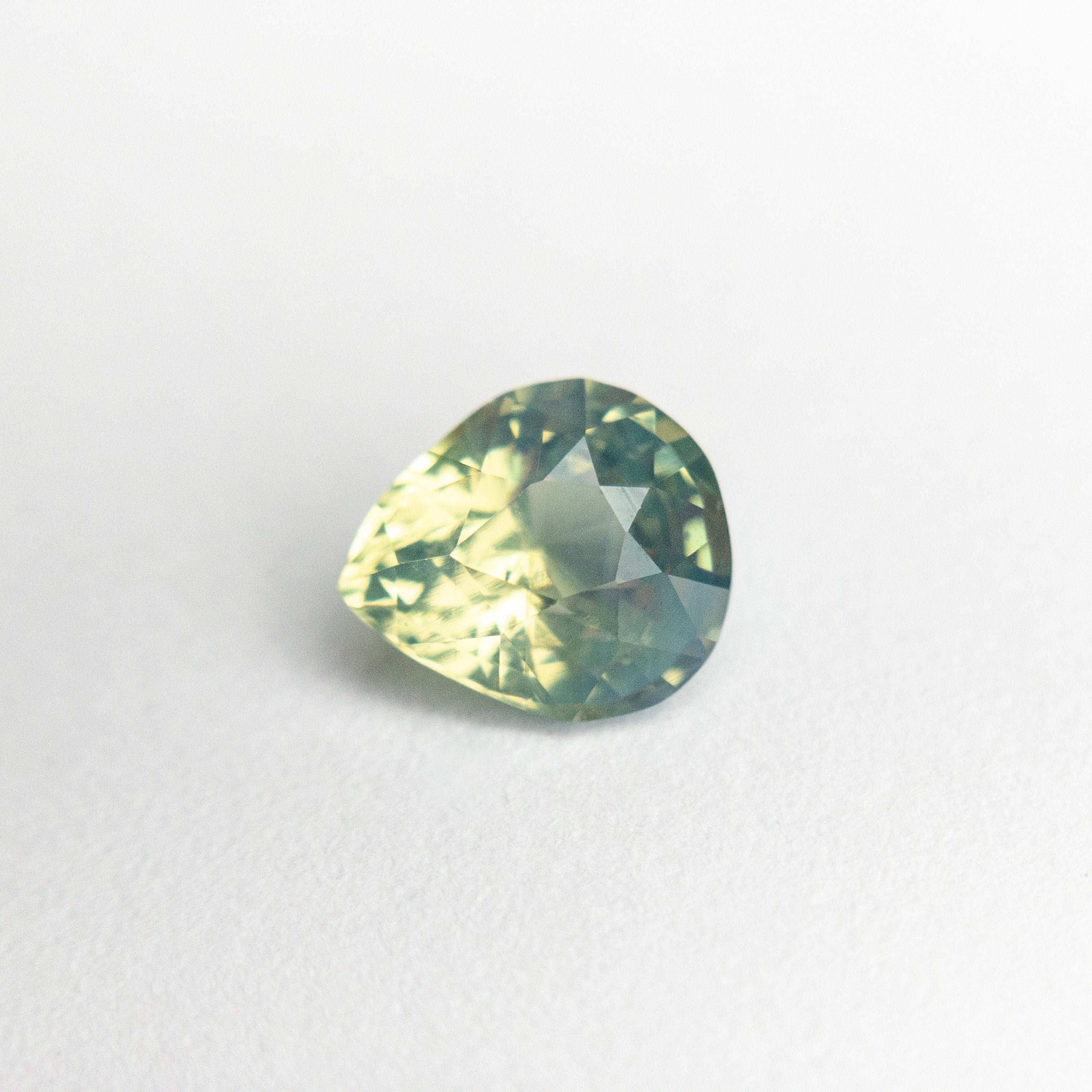 1.10ct 6.84x5.98x3.88mm Pear Brilliant Sapphire 19115-09