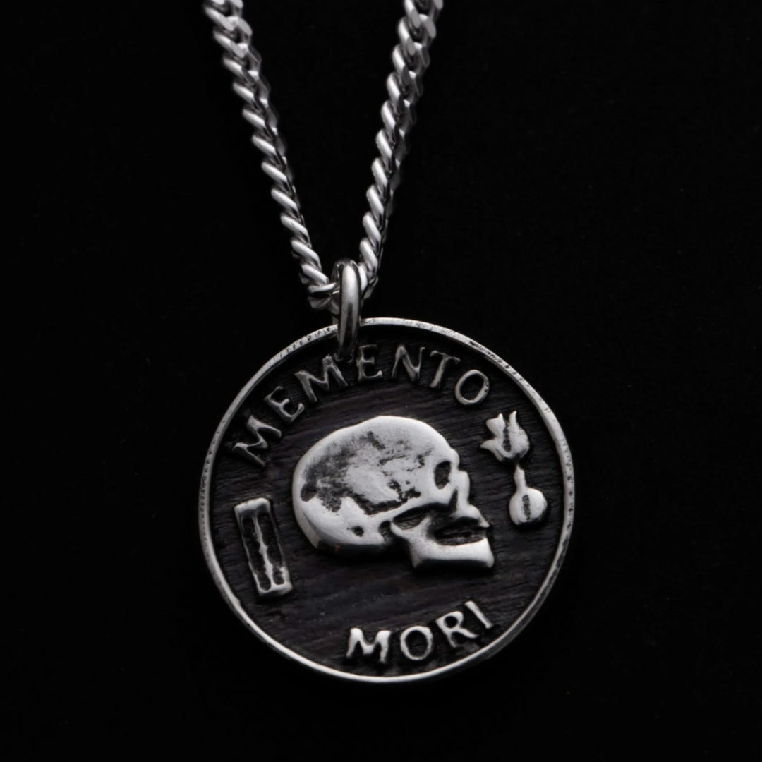 Memento Mori Pendant - Ready To Ship