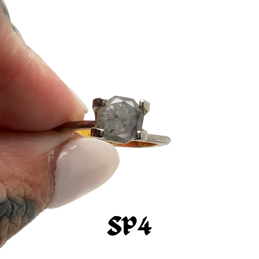 Design Your Own Custom Salt and Pepper Diamond Ring