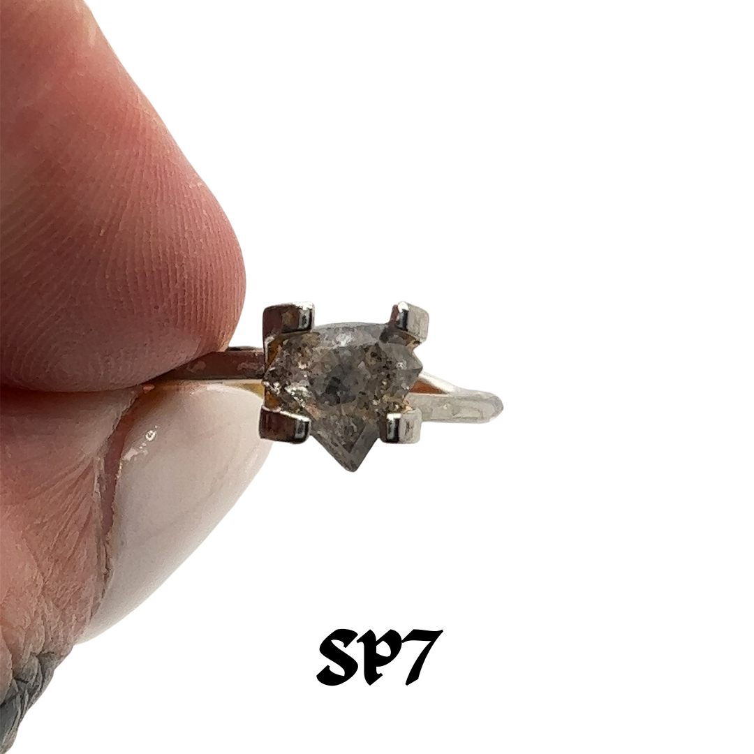 Design Your Own Custom Salt and Pepper Diamond Ring