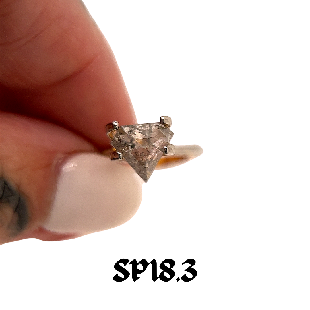 Design Your Own Custom Salt and Pepper Diamond Ring