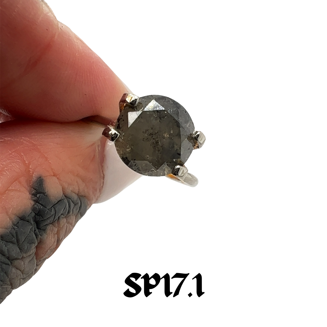 Design Your Own Custom Salt and Pepper Diamond Ring
