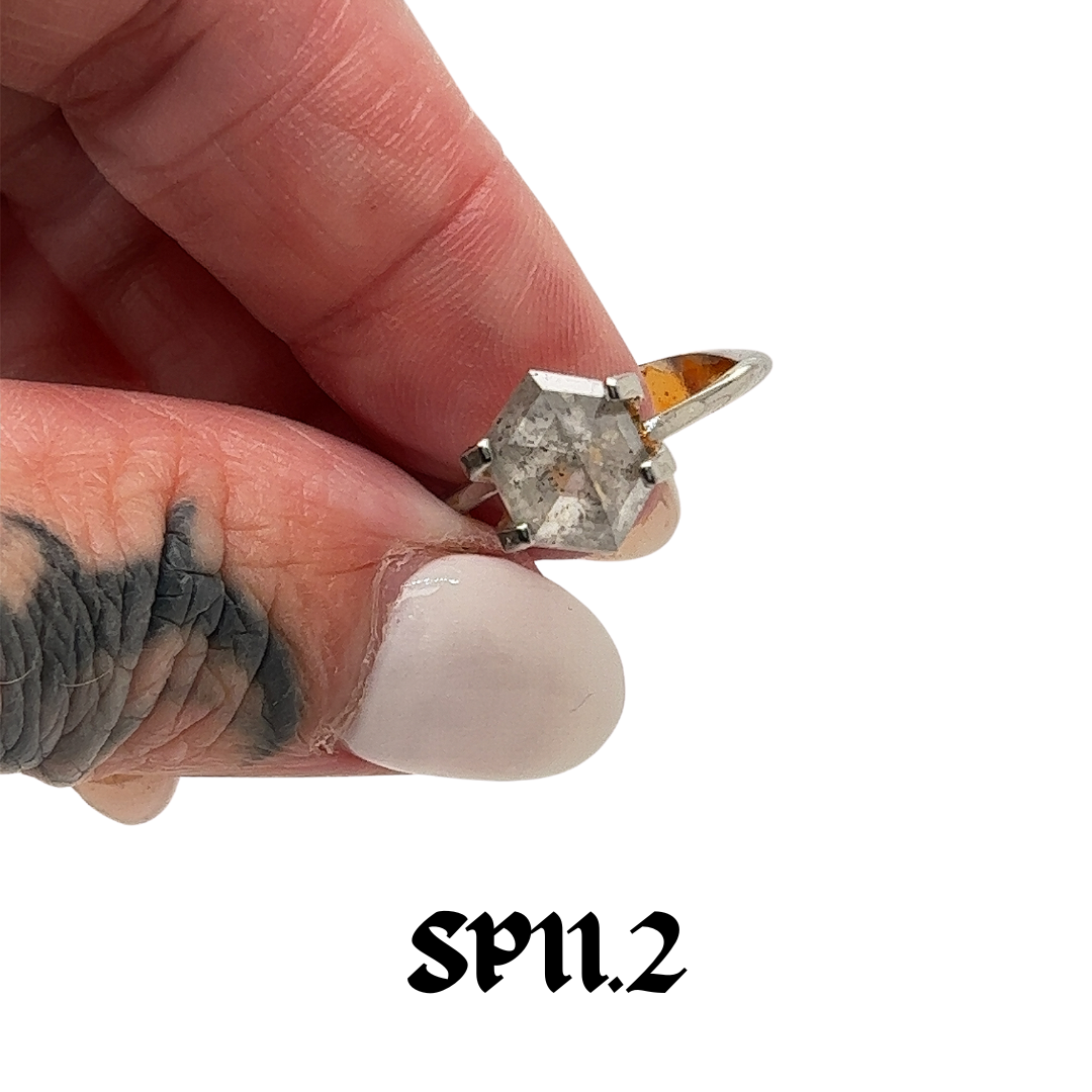 Design Your Own Custom Salt and Pepper Diamond Ring