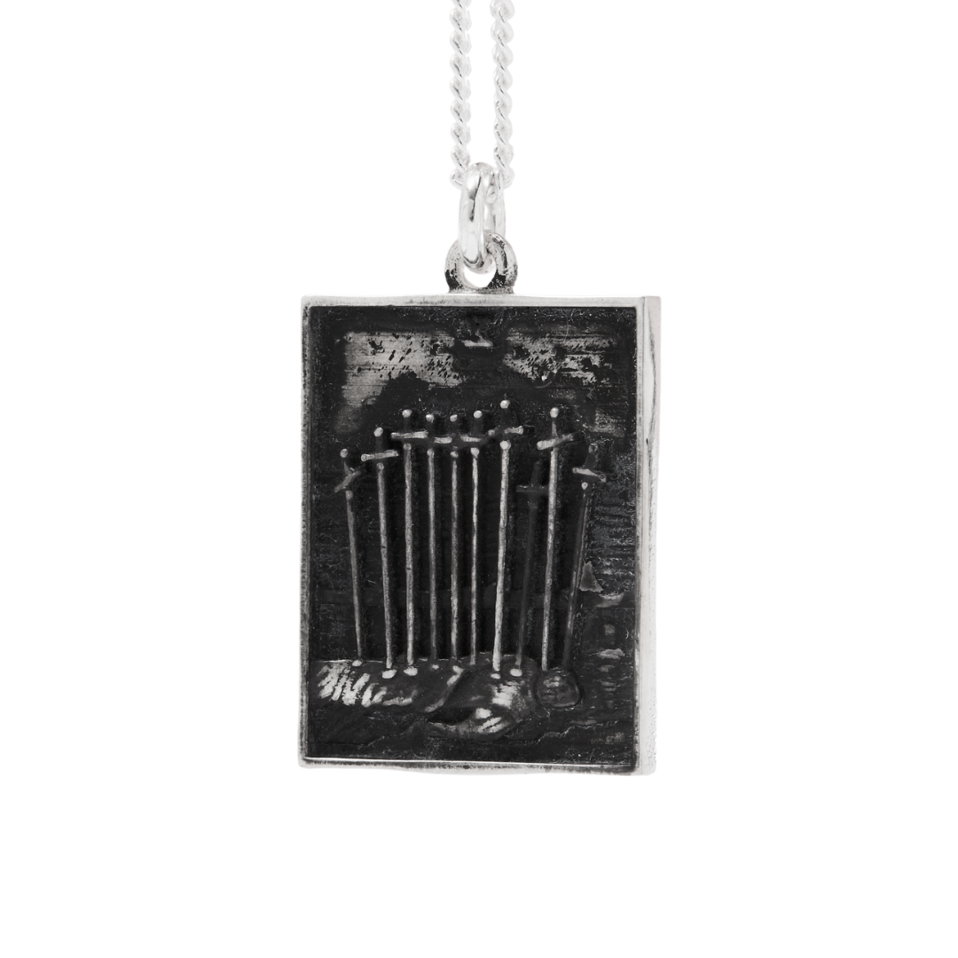 Tarot Pendant TEN OF SWORDS - Ready to Ship